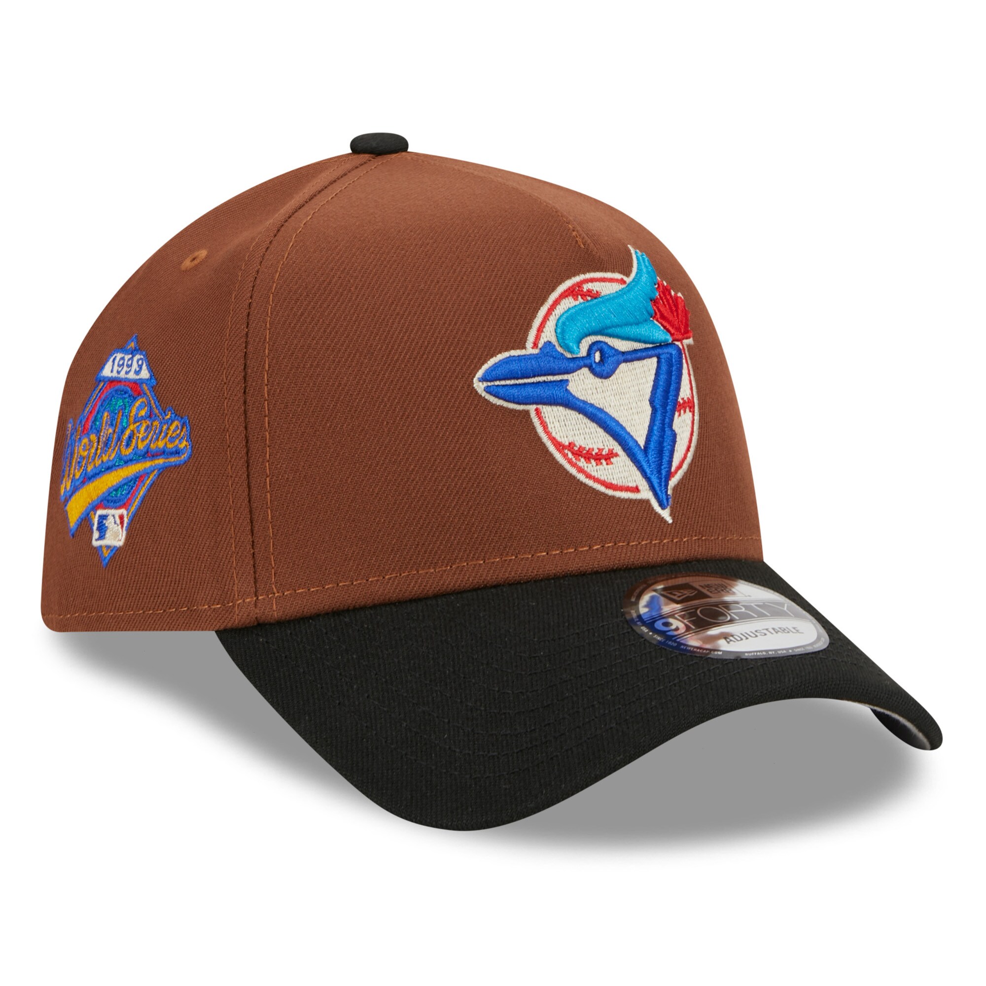 Toronto Blue Jays New Era Harvest A-Frame 9FORTY Adjustable Hat - Brown