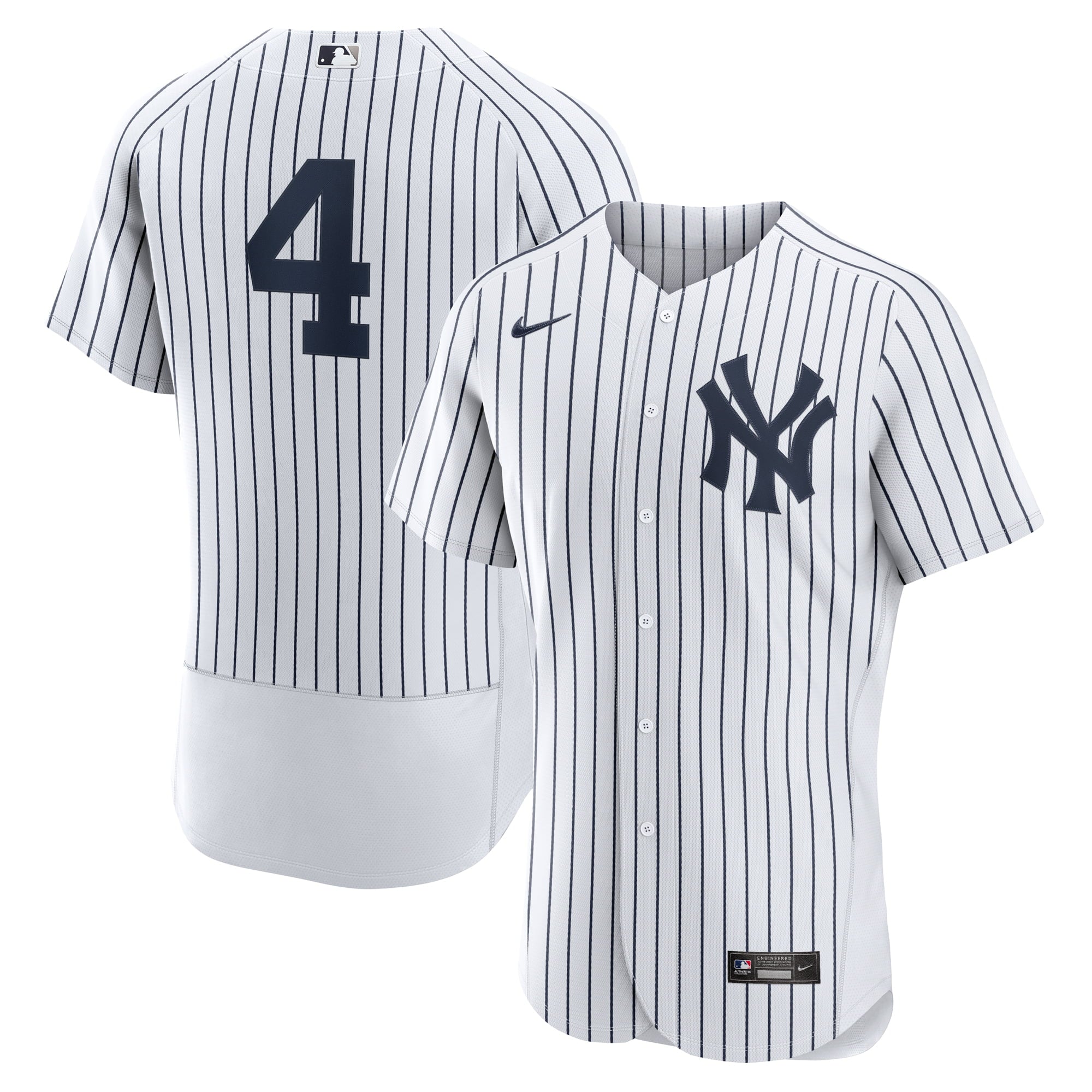 Men's Nike Lou Gehrig White New York Yankees Home Authentic Retired Player Jersey