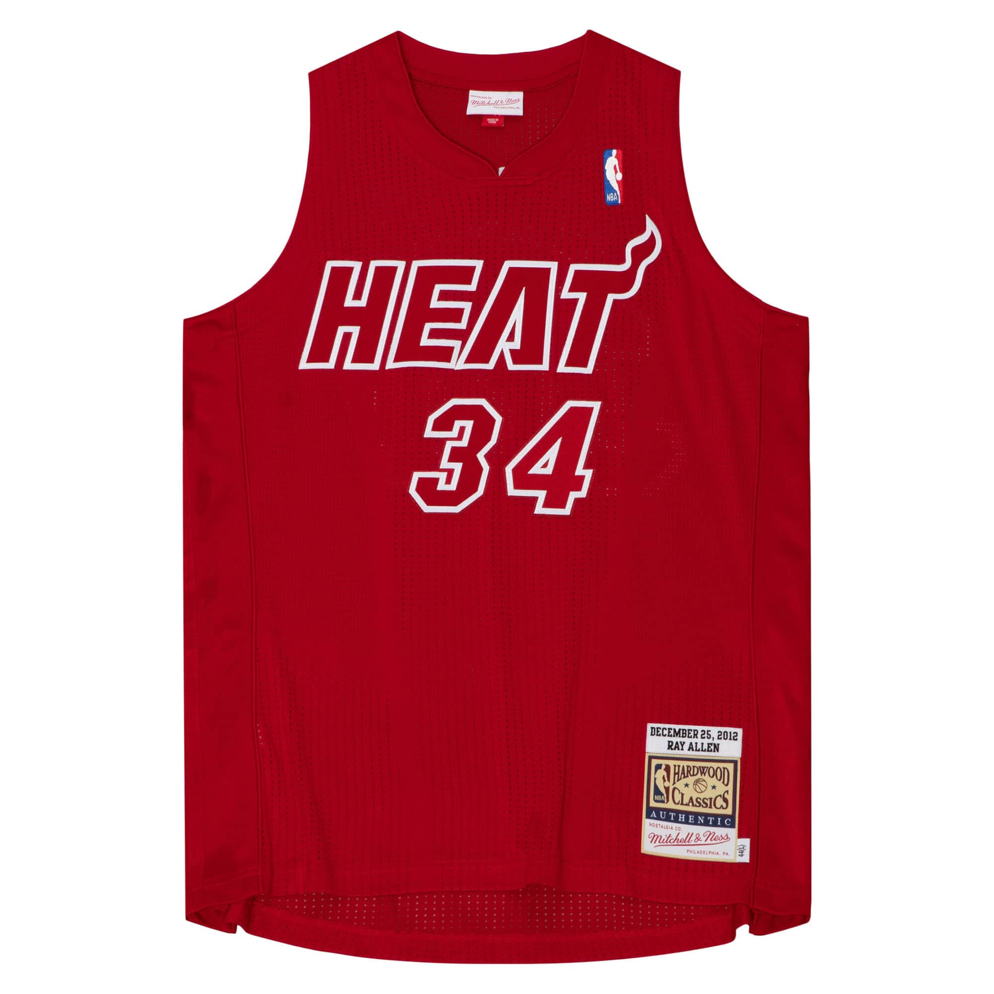 Authentic Christmas Day Ray Allen Miami Heat 2012-13 Jersey
