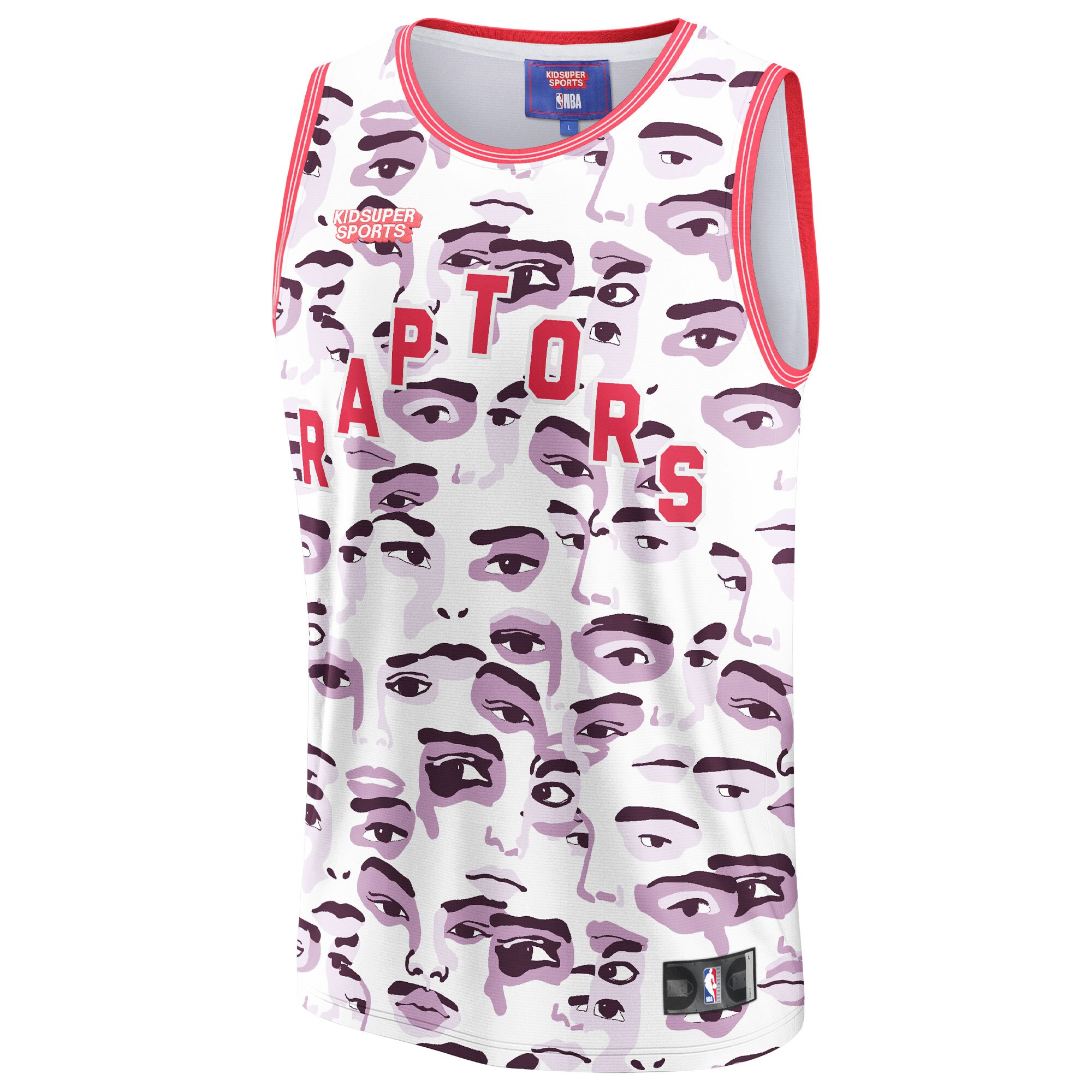 Toronto Raptors NBA & KidSuper Studios by Fanatics Unisex Hometown Jersey - White