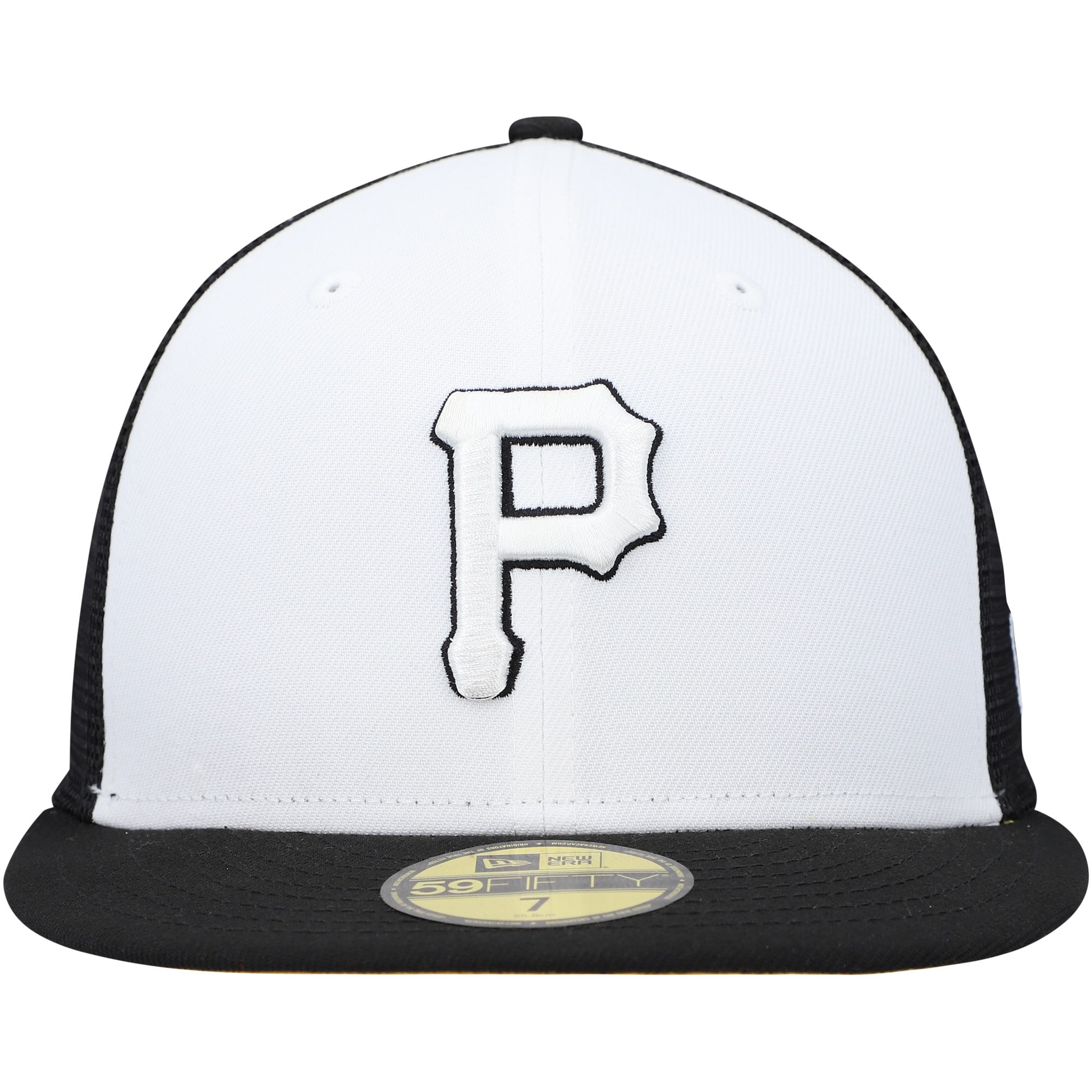 Pittsburgh Pirates New Era 2023 On-Field Batting Practice 59FIFTY Fitted Hat - White/Black