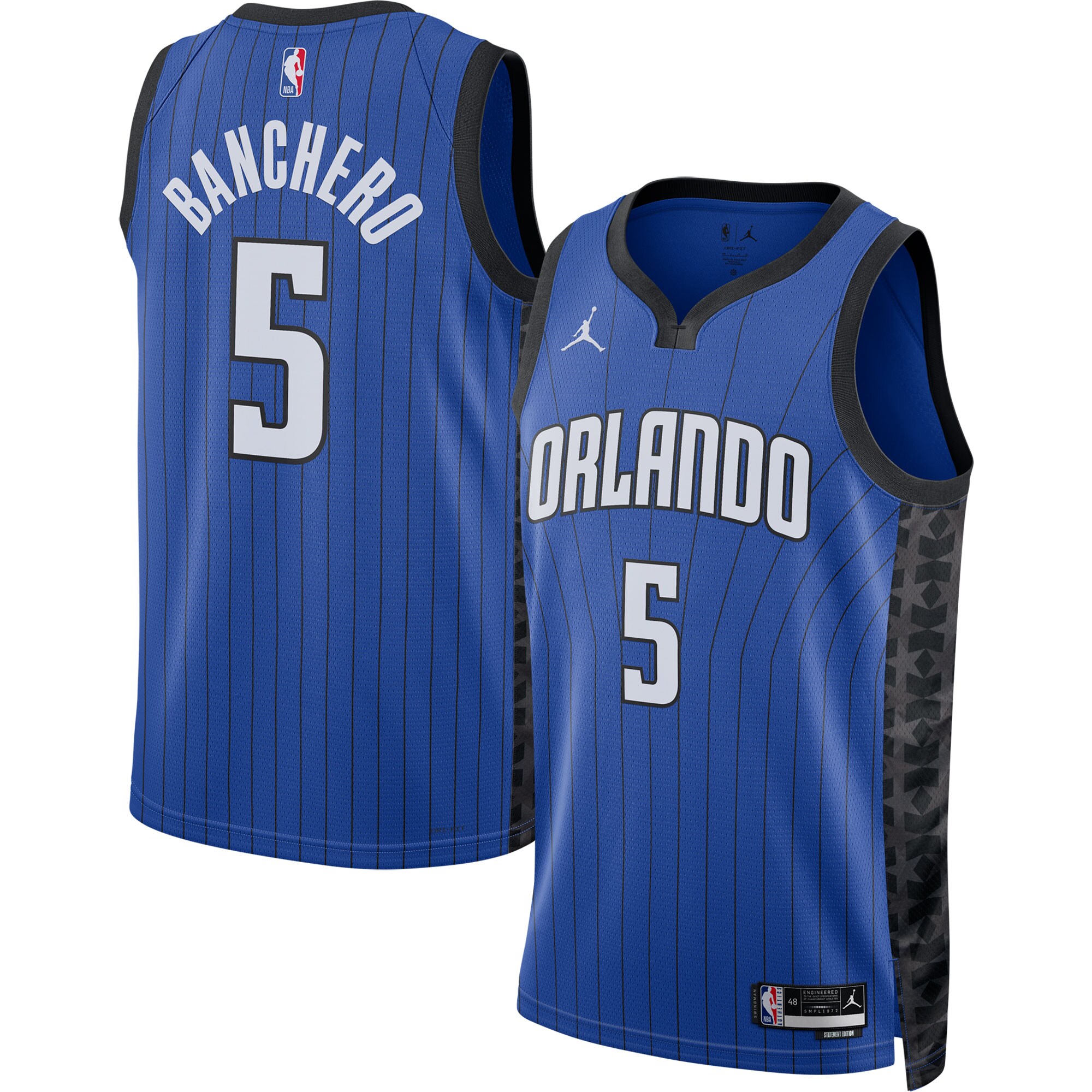 Paolo Banchero Orlando Magic Jordans Brand Unisex Swingman Jersey - Statement Edition - Blue