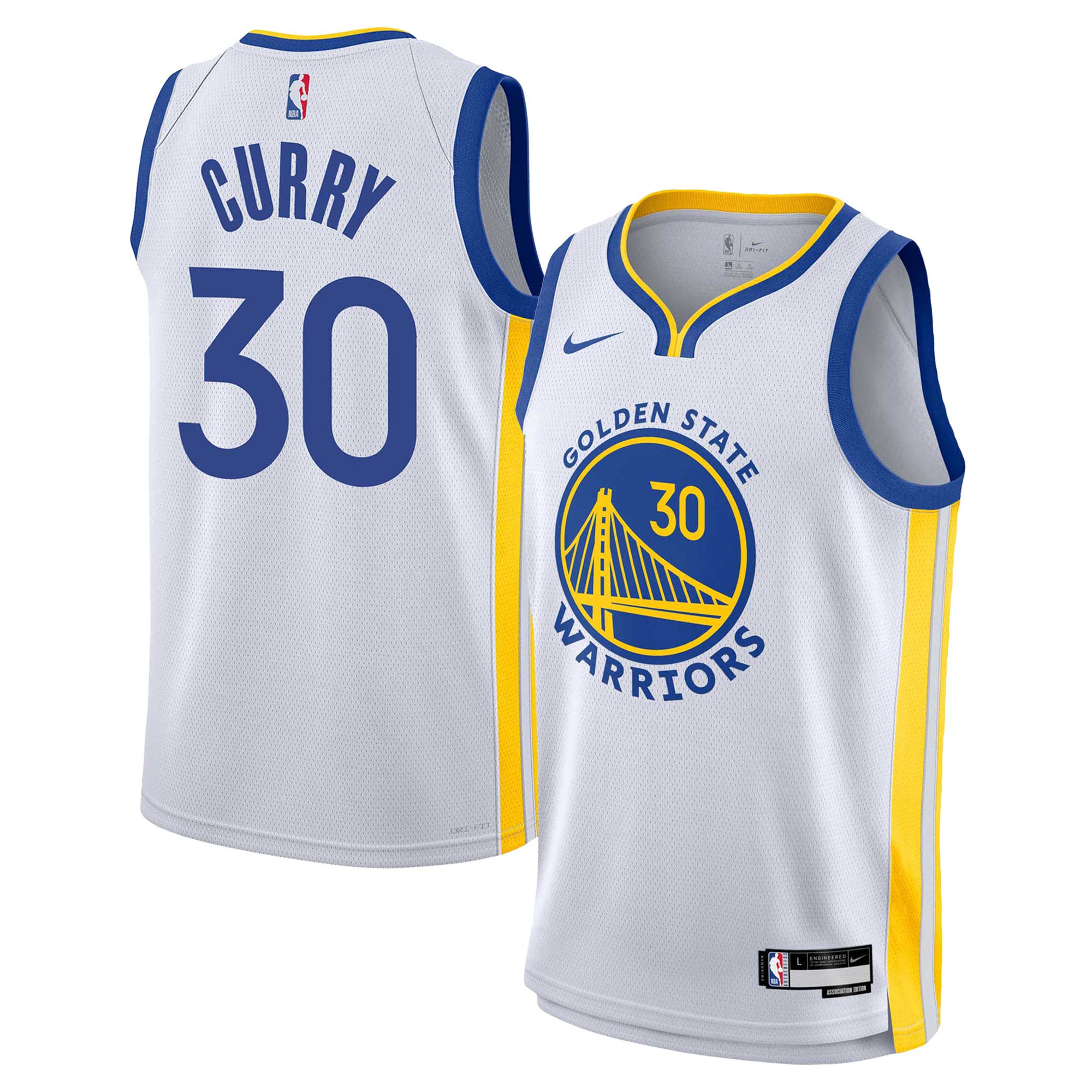 Stephen Curry Golden State Warriors Nike Youth Swingman Jersey - Association Edition - White
