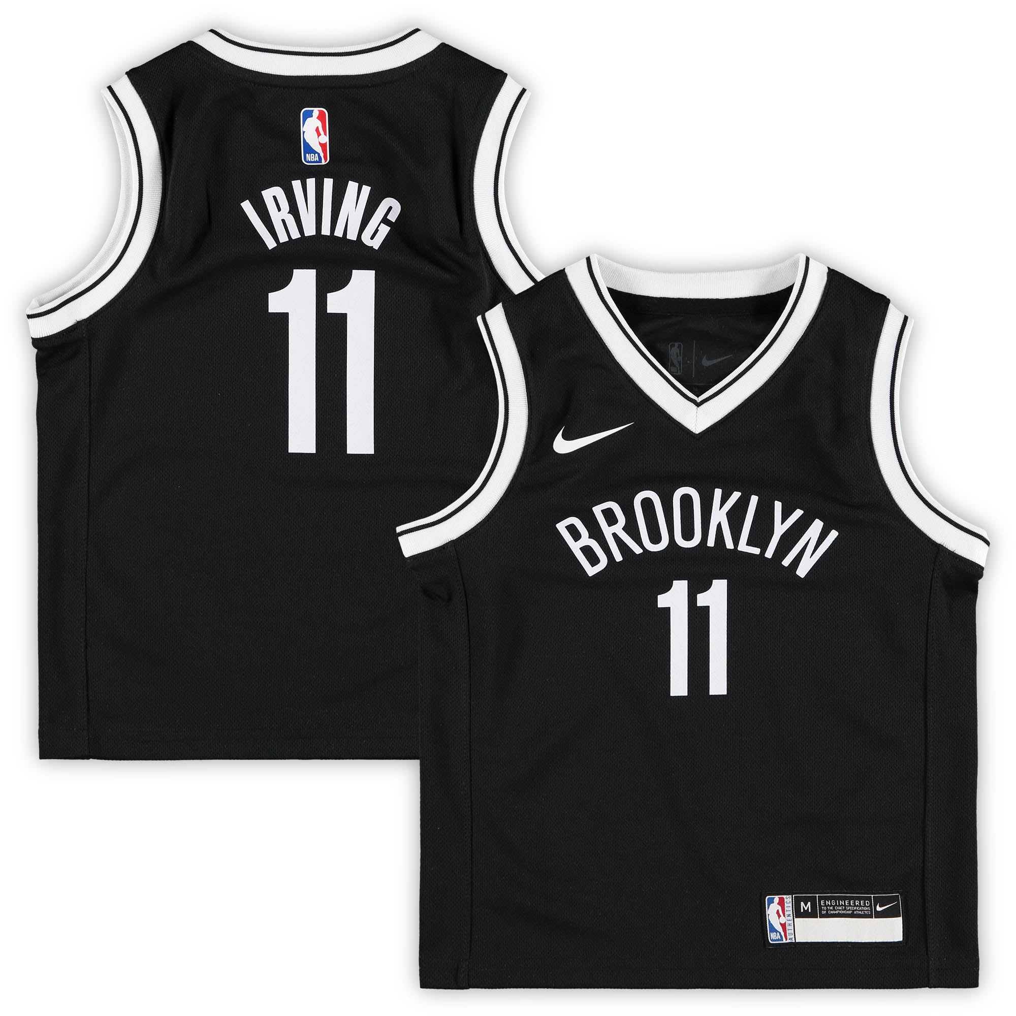 Kyrie Irving Brooklyn Nets Preschool Nike 2019/20 Jersey - Black - Icon Edition