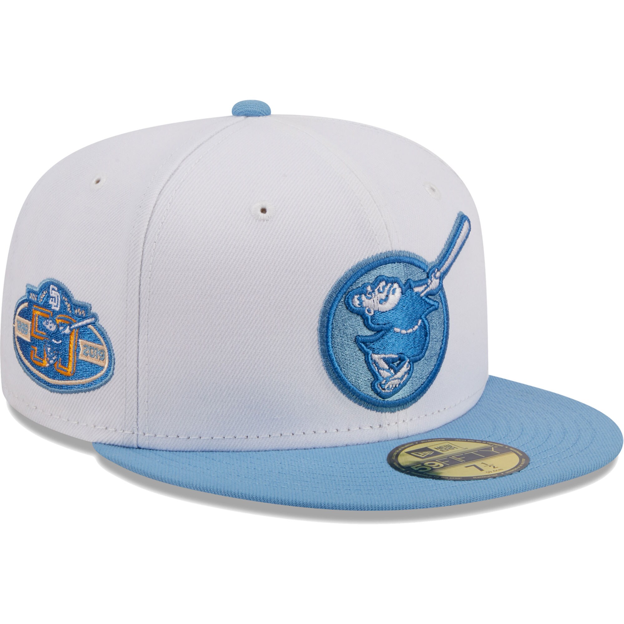 San Diego Padres New Era Sky 59FIFTY Fitted Hat - White