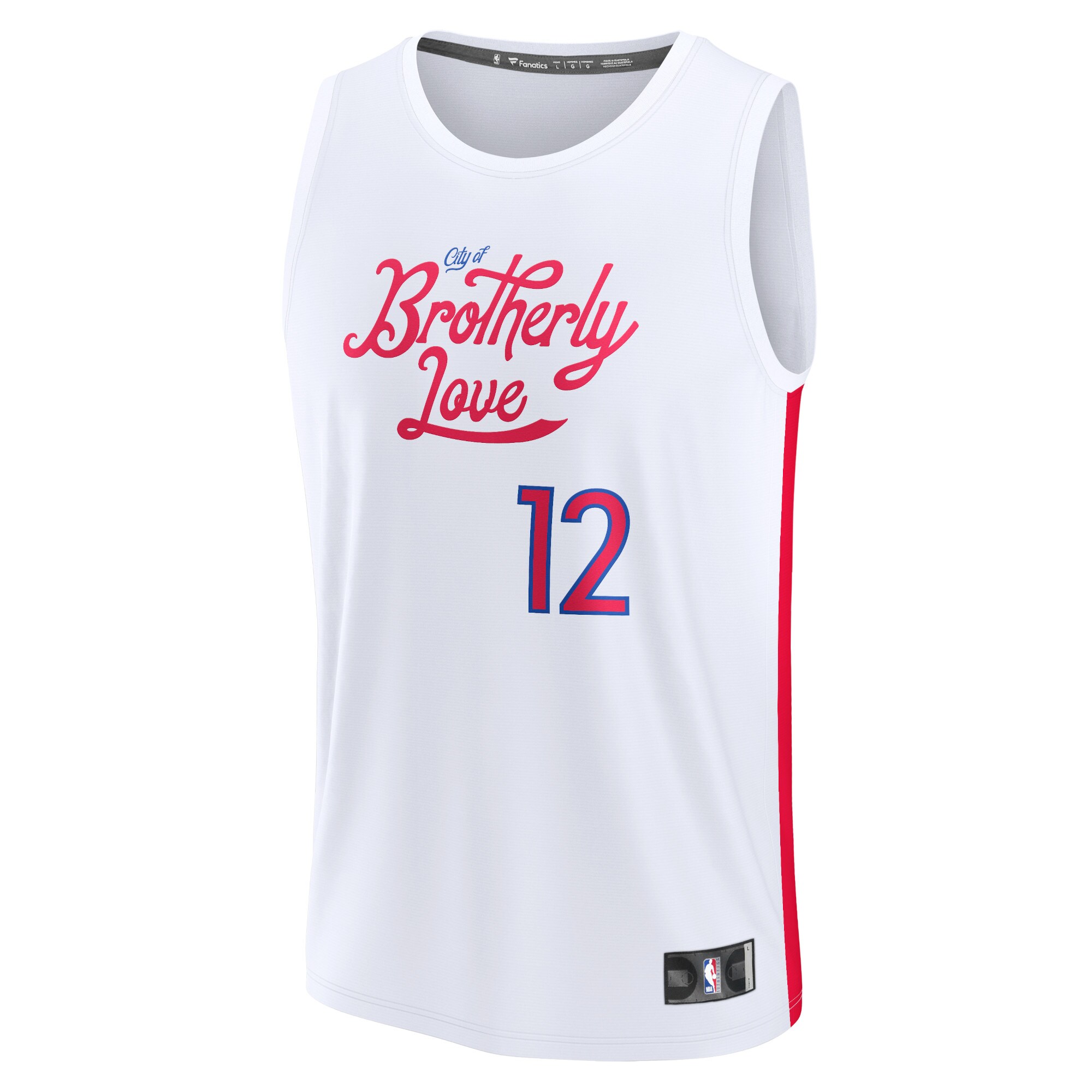Tobias Harris Philadelphia 76ers Fanatics Branded Youth 2022/23 Fastbreak Jersey - City Edition - White