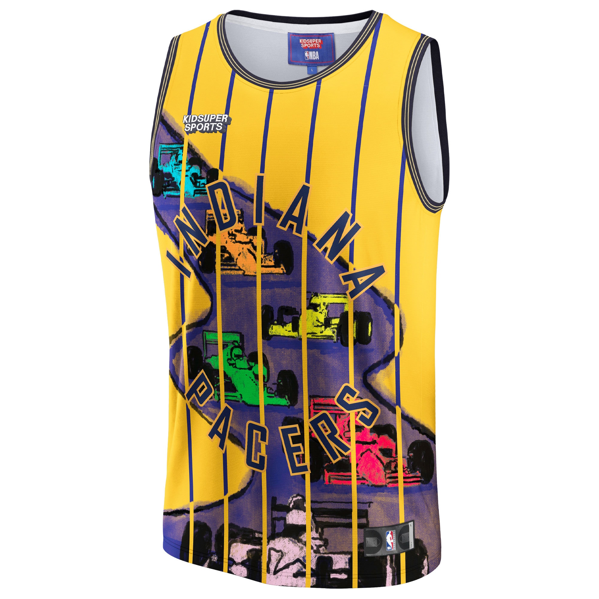 Indiana Pacers NBA & KidSuper Studios by Fanatics Unisex Hometown Jersey - Gold