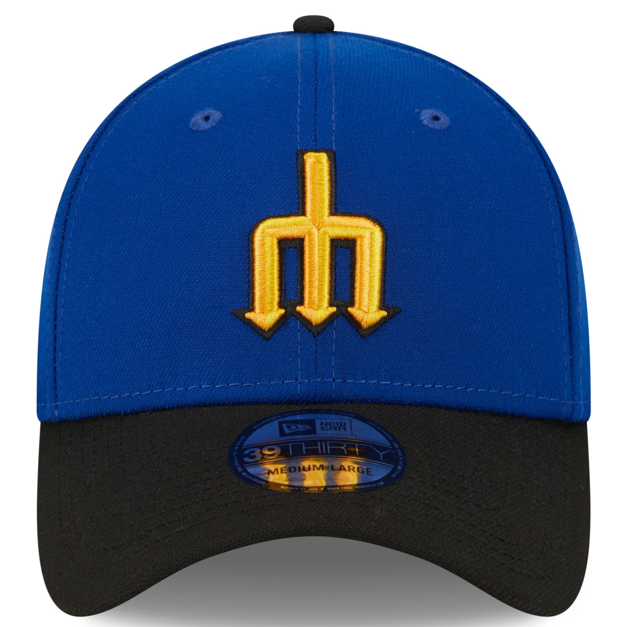 Seattle Mariners New Era 2023 City Connect 39THIRTY Flex Fit Hat - Royal/Black