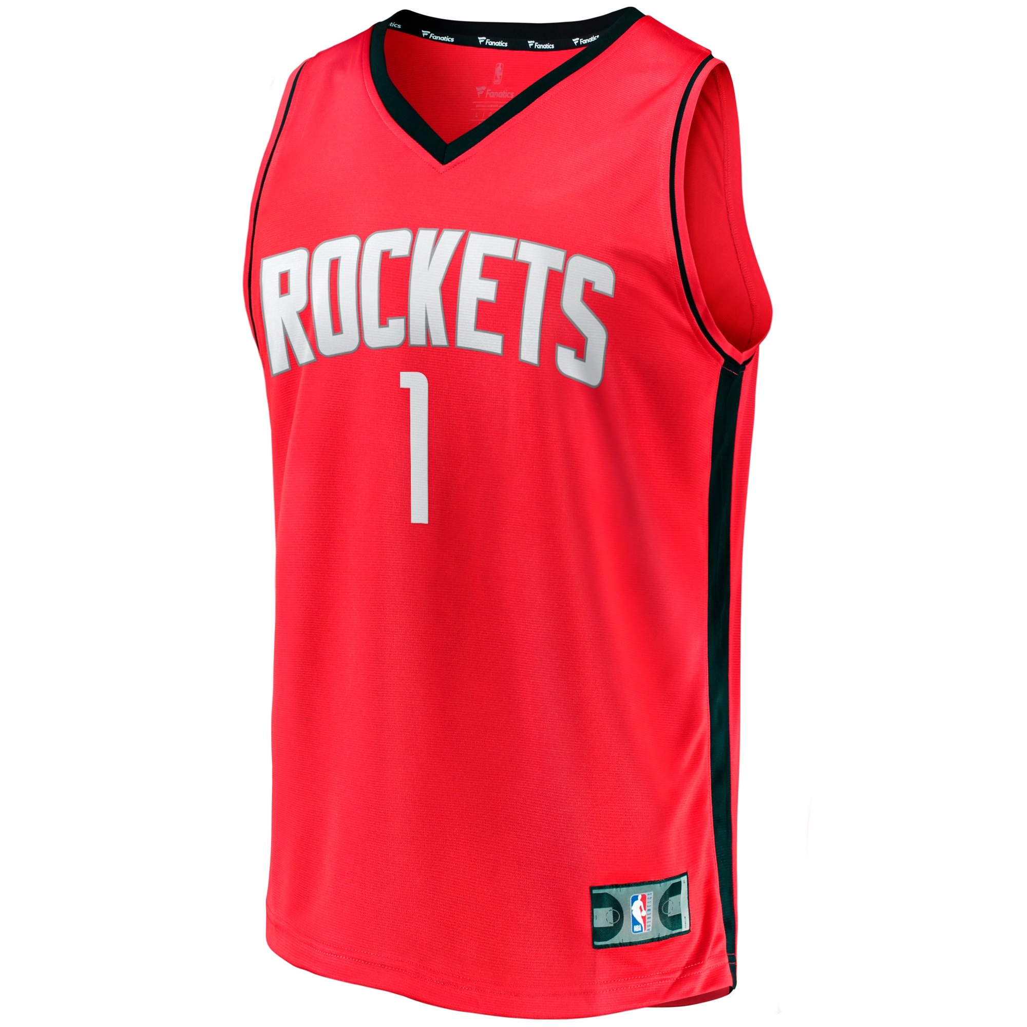 Amen Thompson Houston Rockets Fanatics Branded 2023 NBA Draft First Round Pick Fast Break Replica Jersey - Icon Edition - Red
