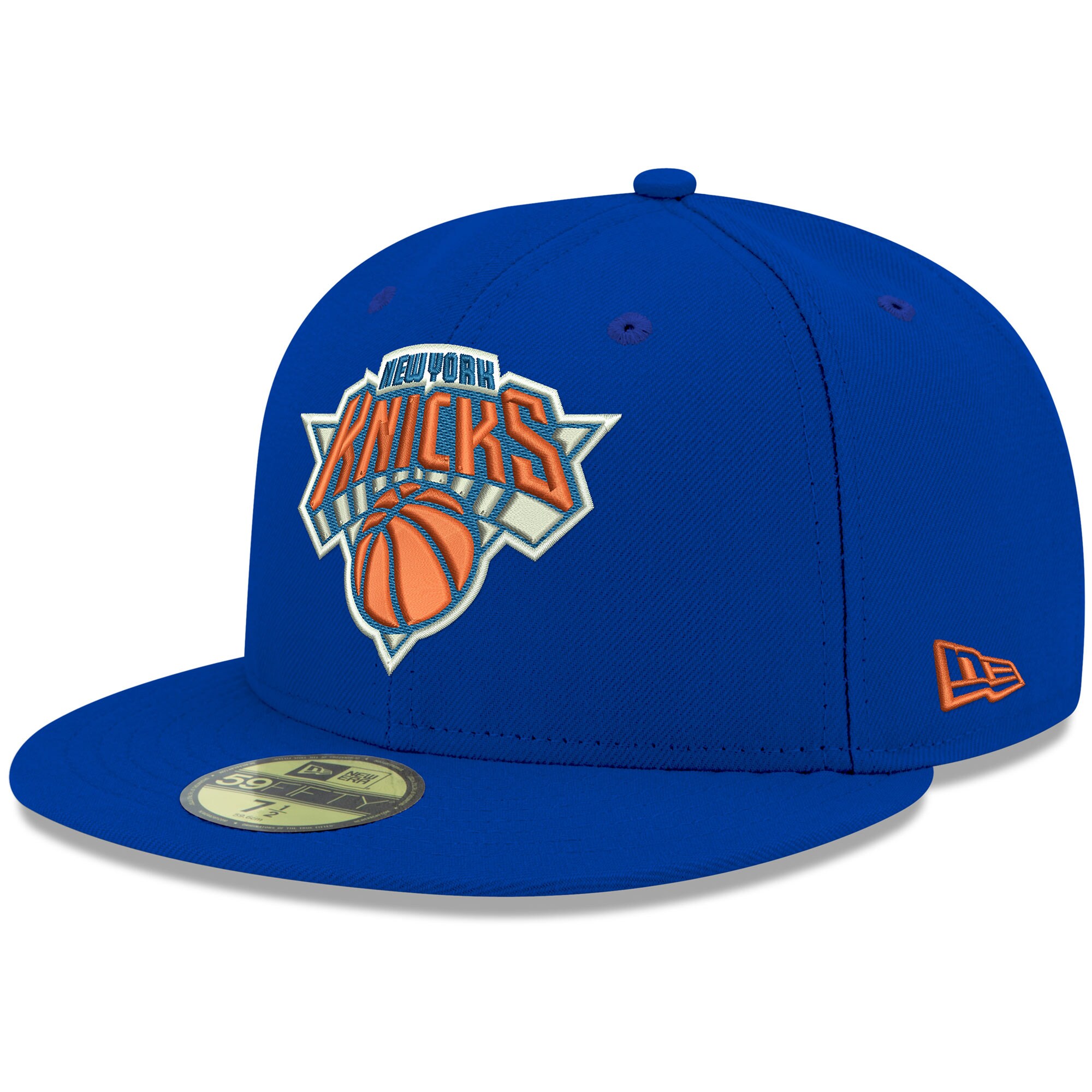 New York Knicks New Era Official Team Color 59FIFTY Fitted Hat - Royal