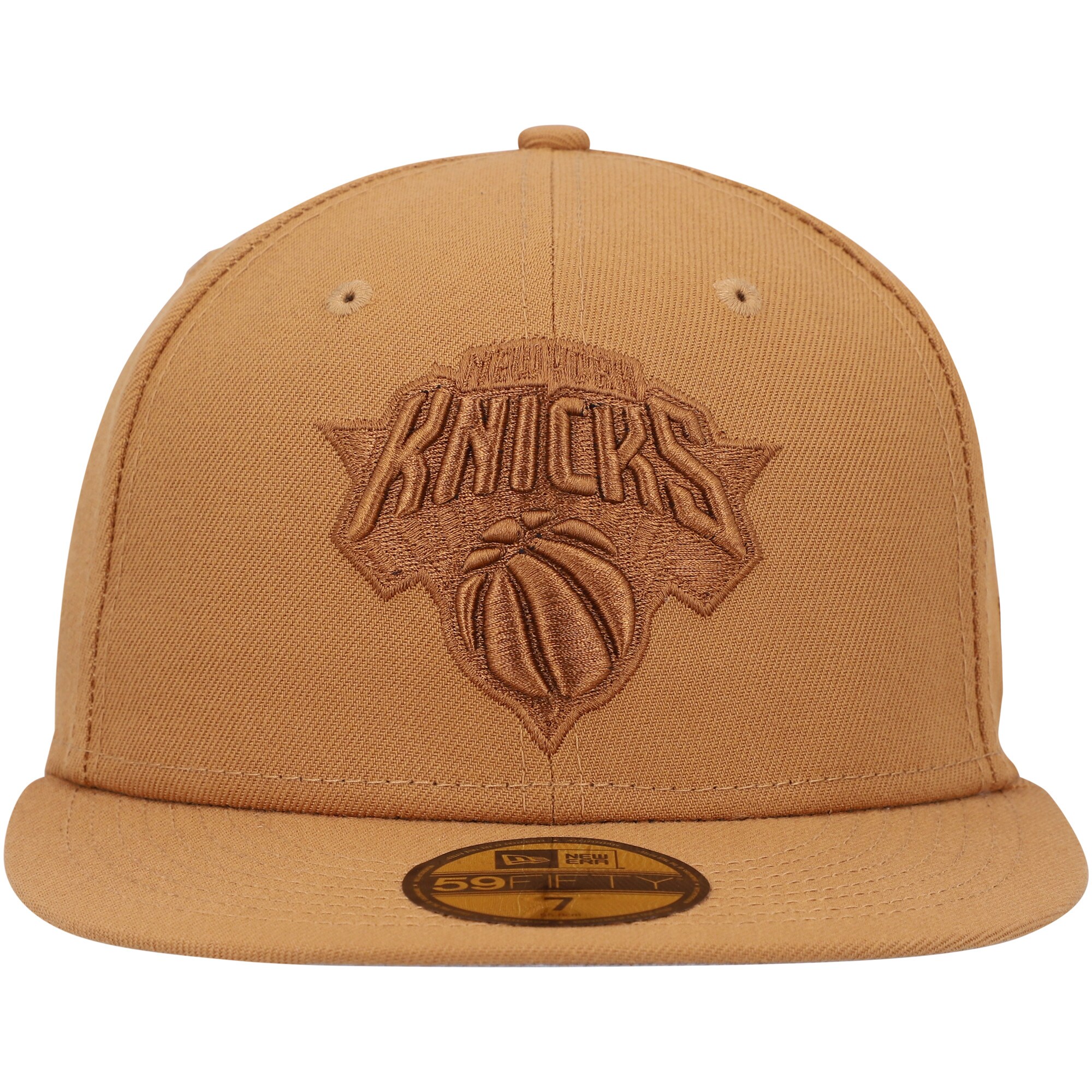 New York Knicks New Era Color Pack 59FIFTY Fitted Hat - Tan