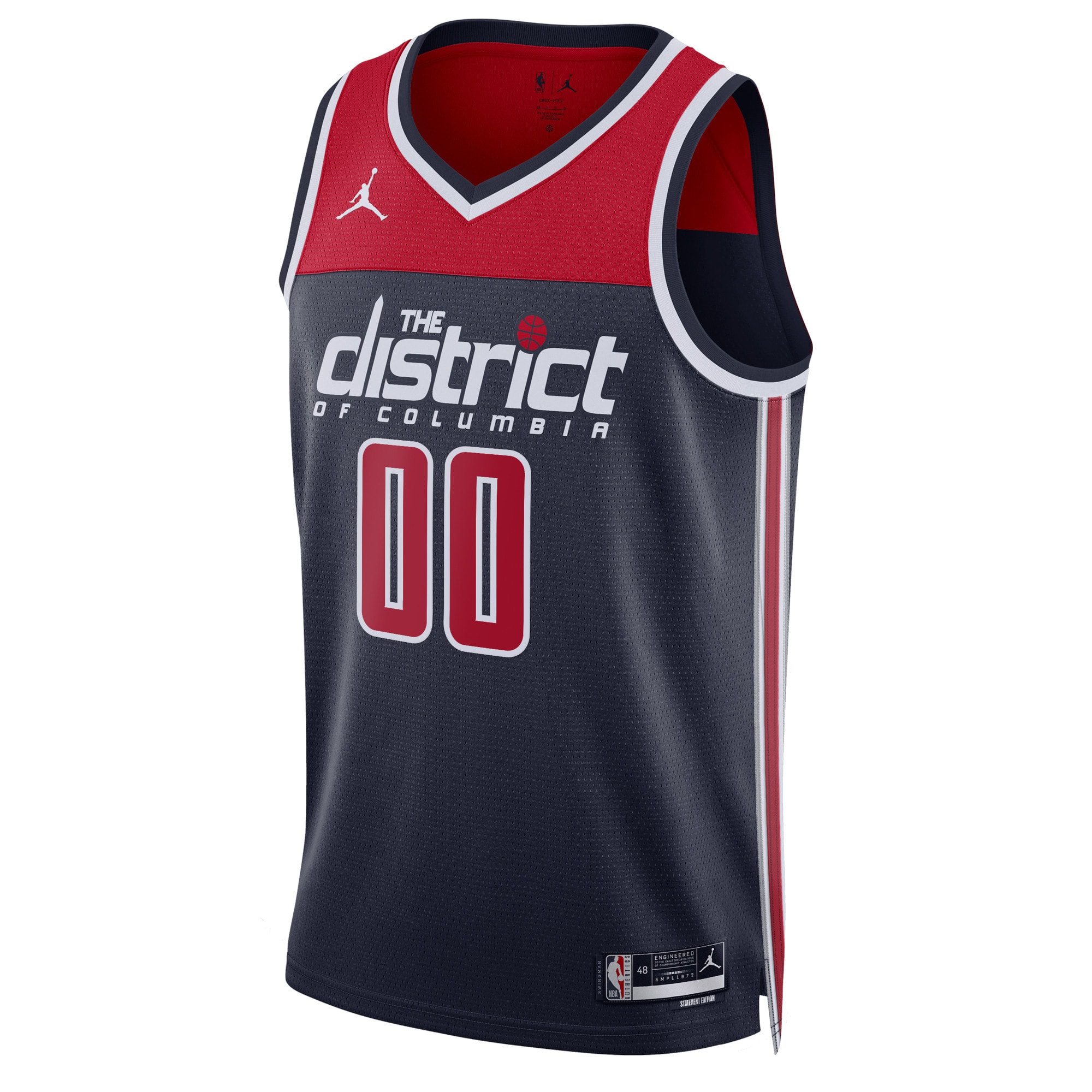 Washington Wizards Jordans Brand Unisex 2022/23 Swingman Custom Jersey - Statement Edition - Navy
