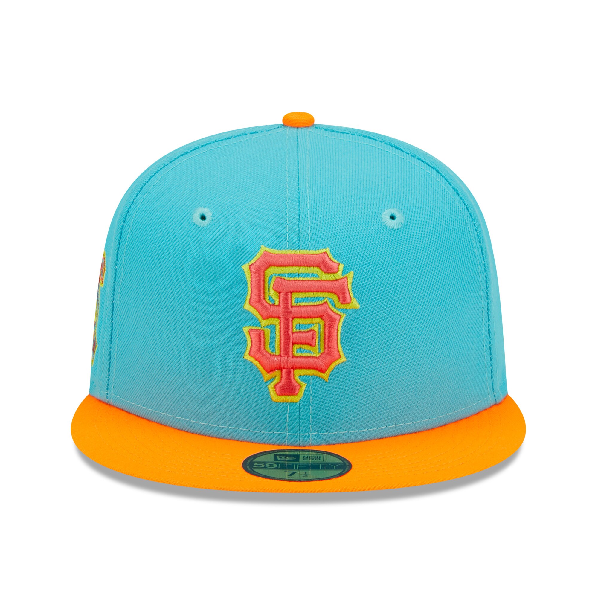 San Francisco Giants New Era Vice Highlighter 59FIFTY Fitted Hat - Blue/Orange