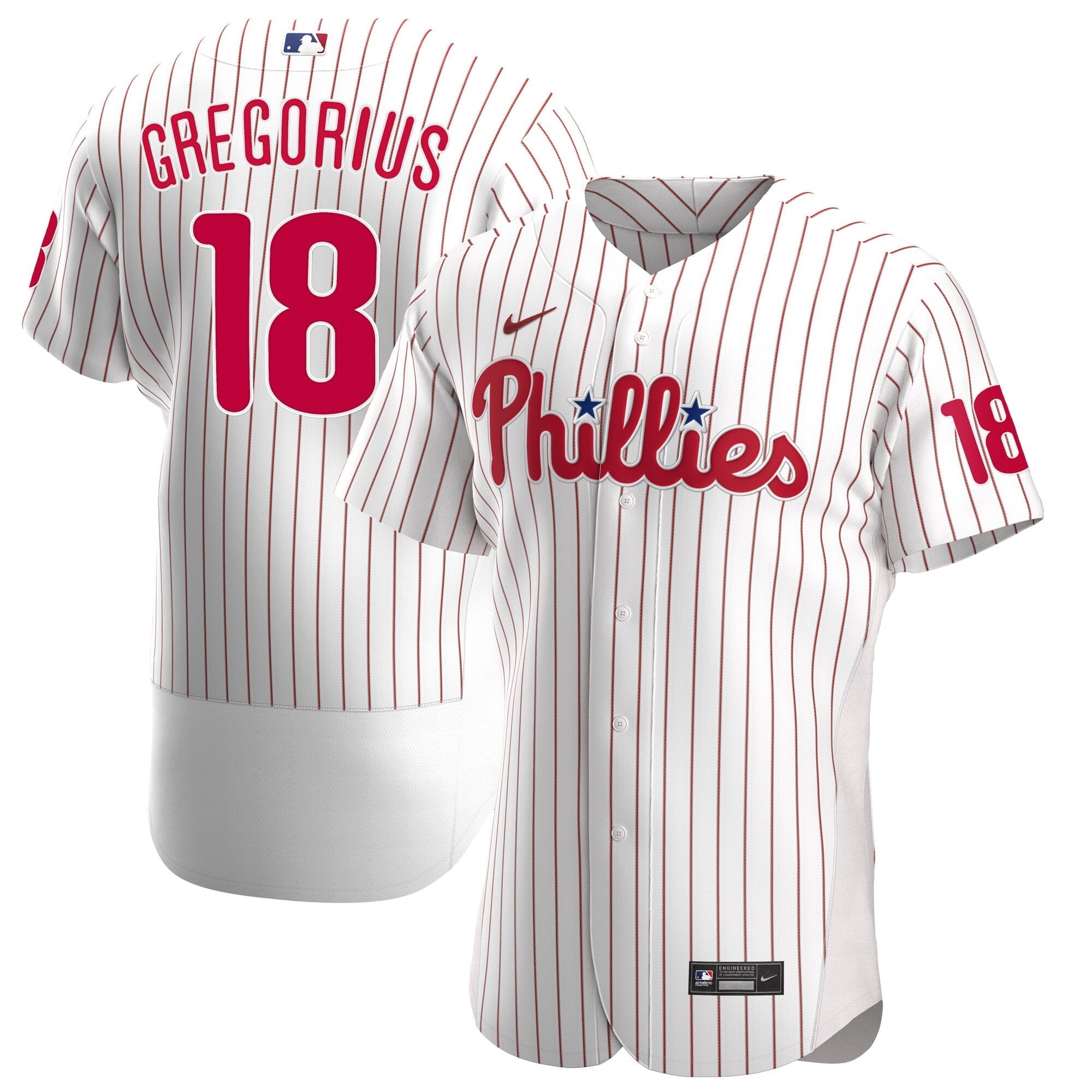 Men's Nike Didi Gregorius White Philadelphia Phillies Home Authentic Player Jersey