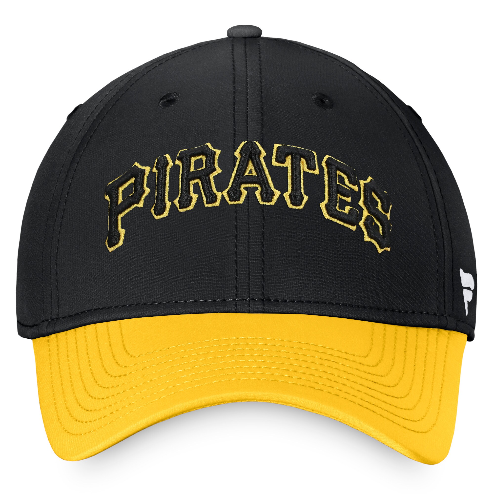 Pittsburgh Pirates Fanatics Branded Core Flex Hat - Black/Gold