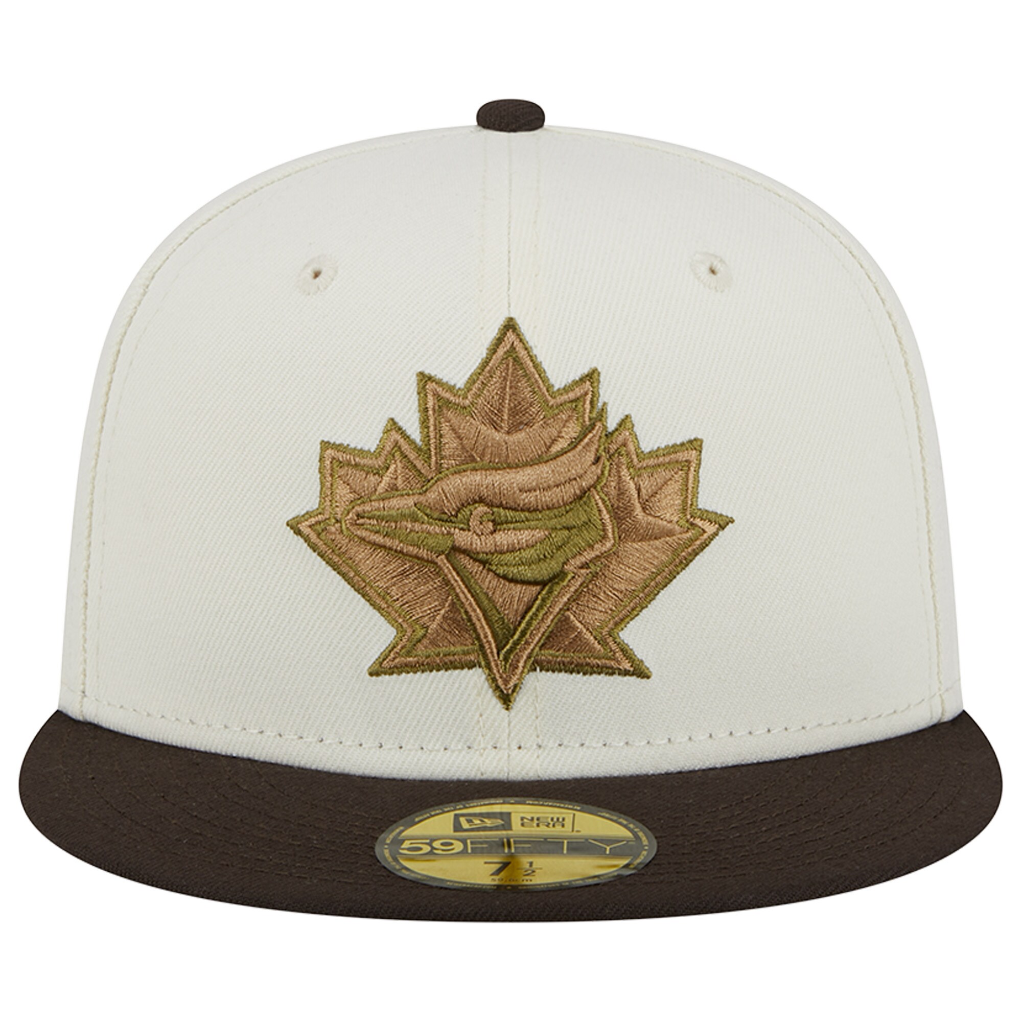 Toronto Blue Jays New Era 25th Team Anniversary 59FIFTY Fitted Hat - White/Brown