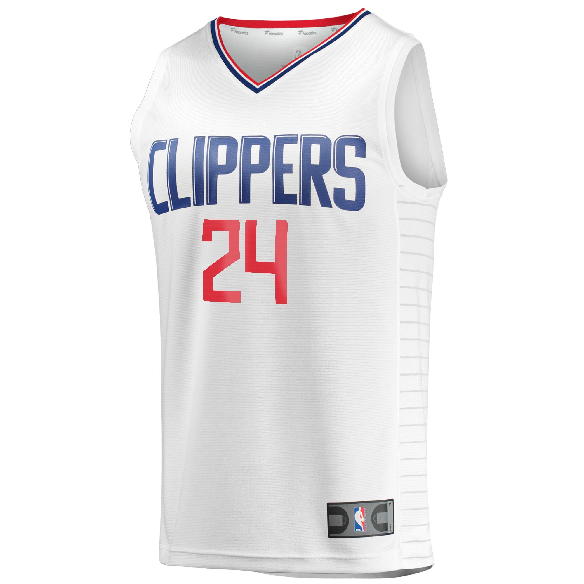 Norman Powell LA Clippers Fanatics Branded Fast Break Player Jersey - Association Edition - White