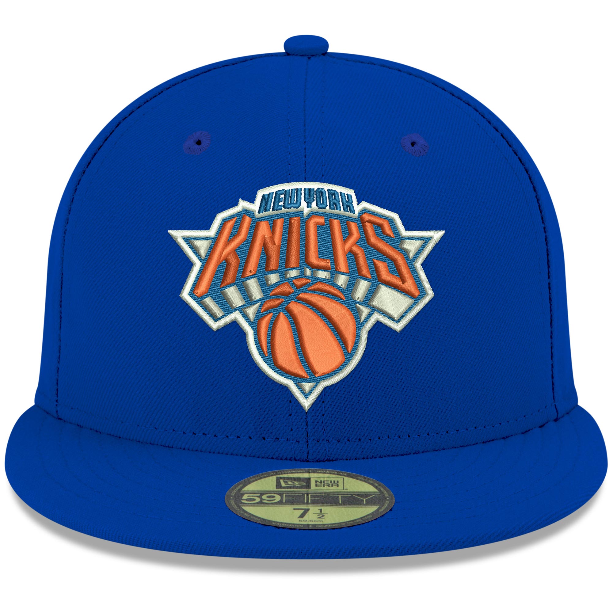 New York Knicks New Era Official Team Color 59FIFTY Fitted Hat - Royal