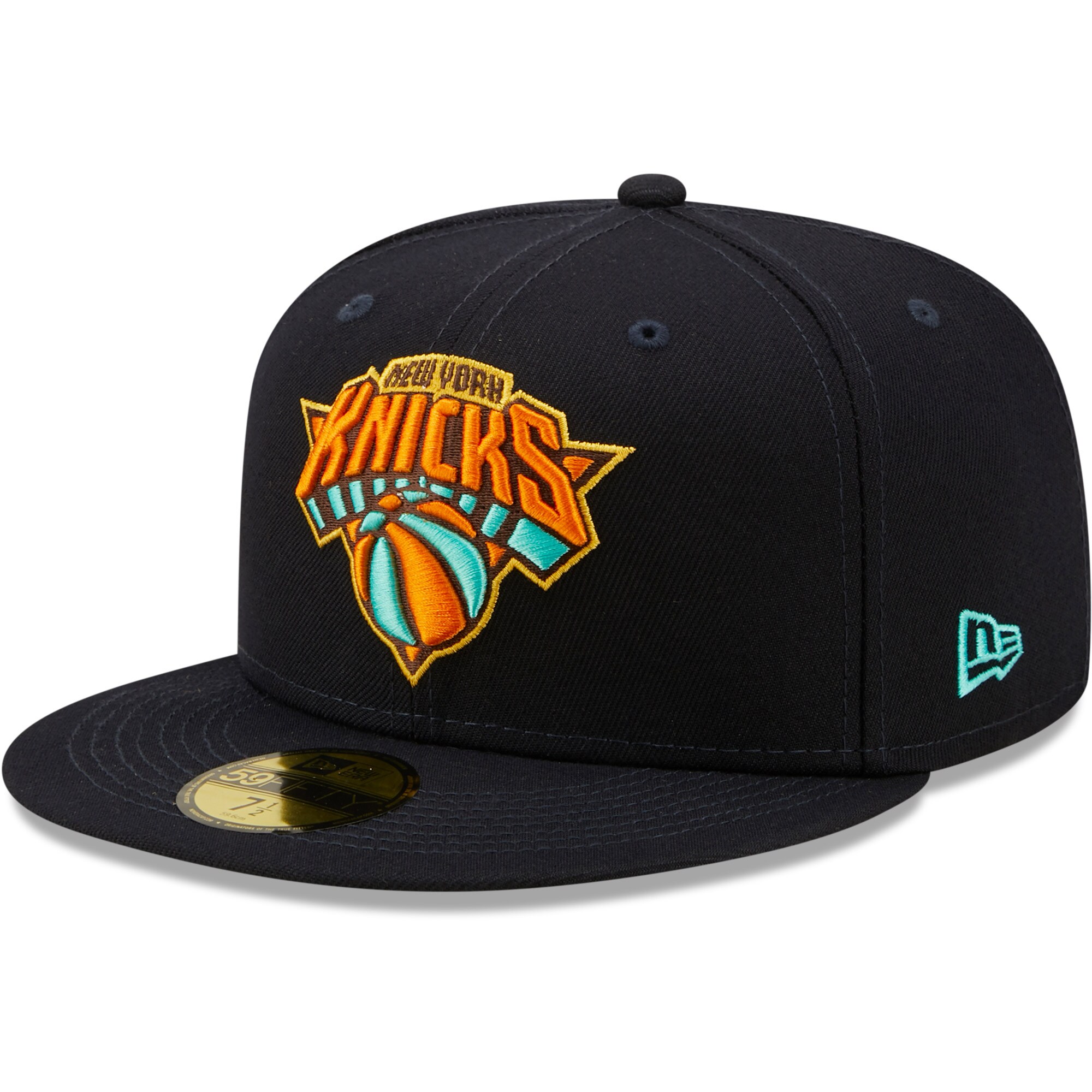 New York Knicks New Era 59FIFTY Fitted Hat - Navy/Mint