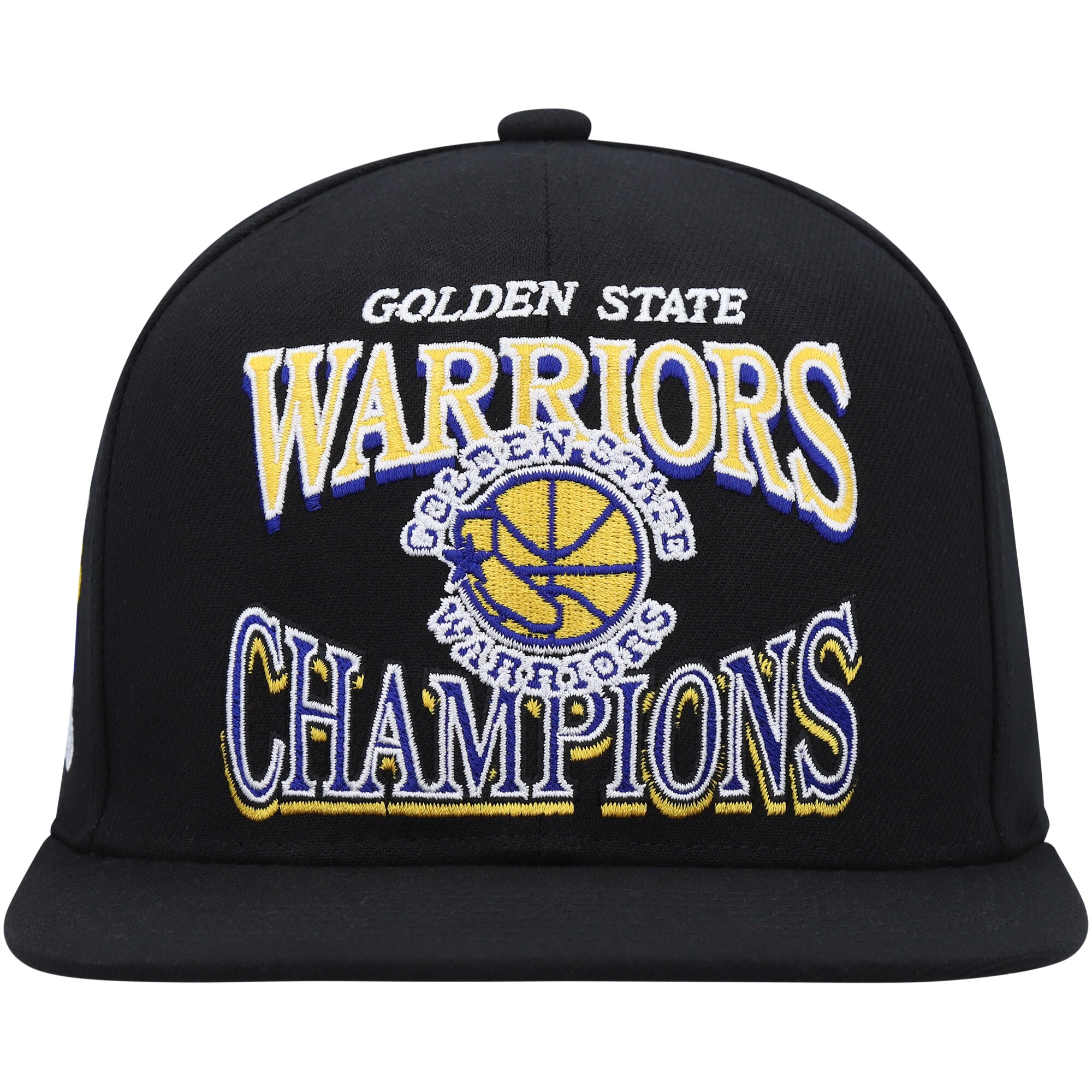 Golden State Warriors Mitchell & Ness Hardwood Classics SOUL Champions Era Diamond Snapback Hat - Black