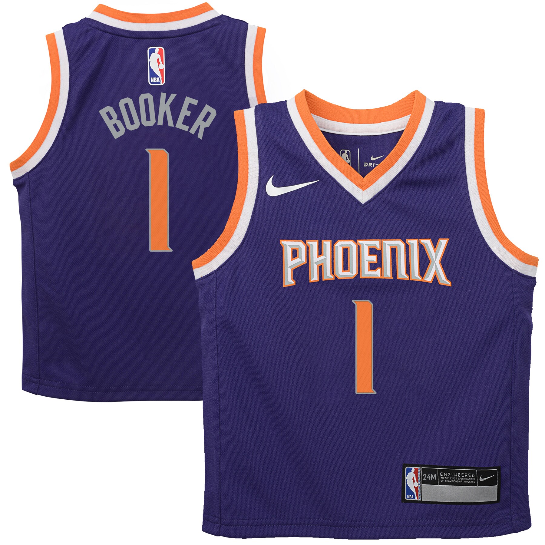 Devin Booker Phoenix Suns Nike Infant Replica Jersey Purple - Icon Edition
