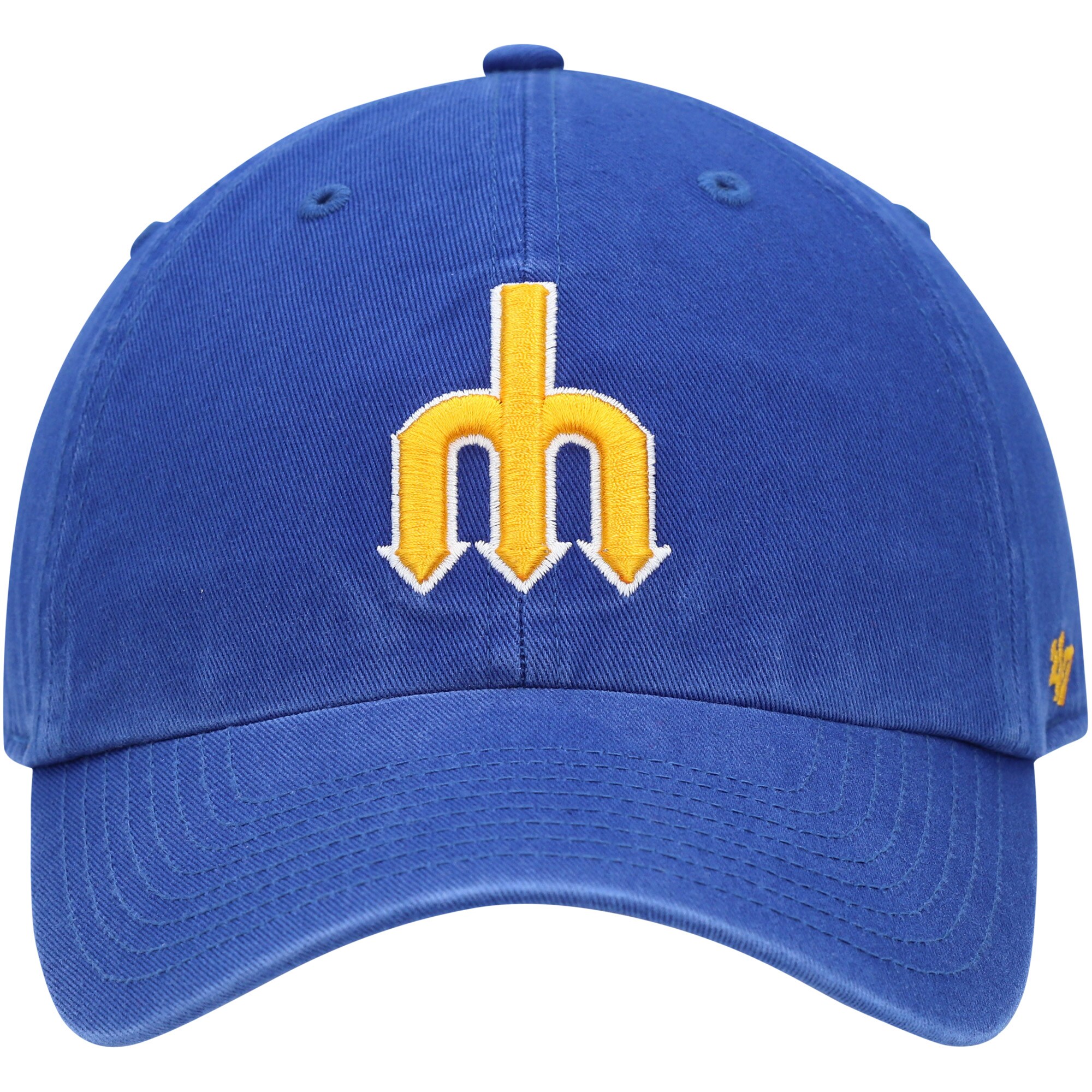 Seattle Mariners '47 1977 Logo Cooperstown Collection Clean Up Adjustable Hat - Royal