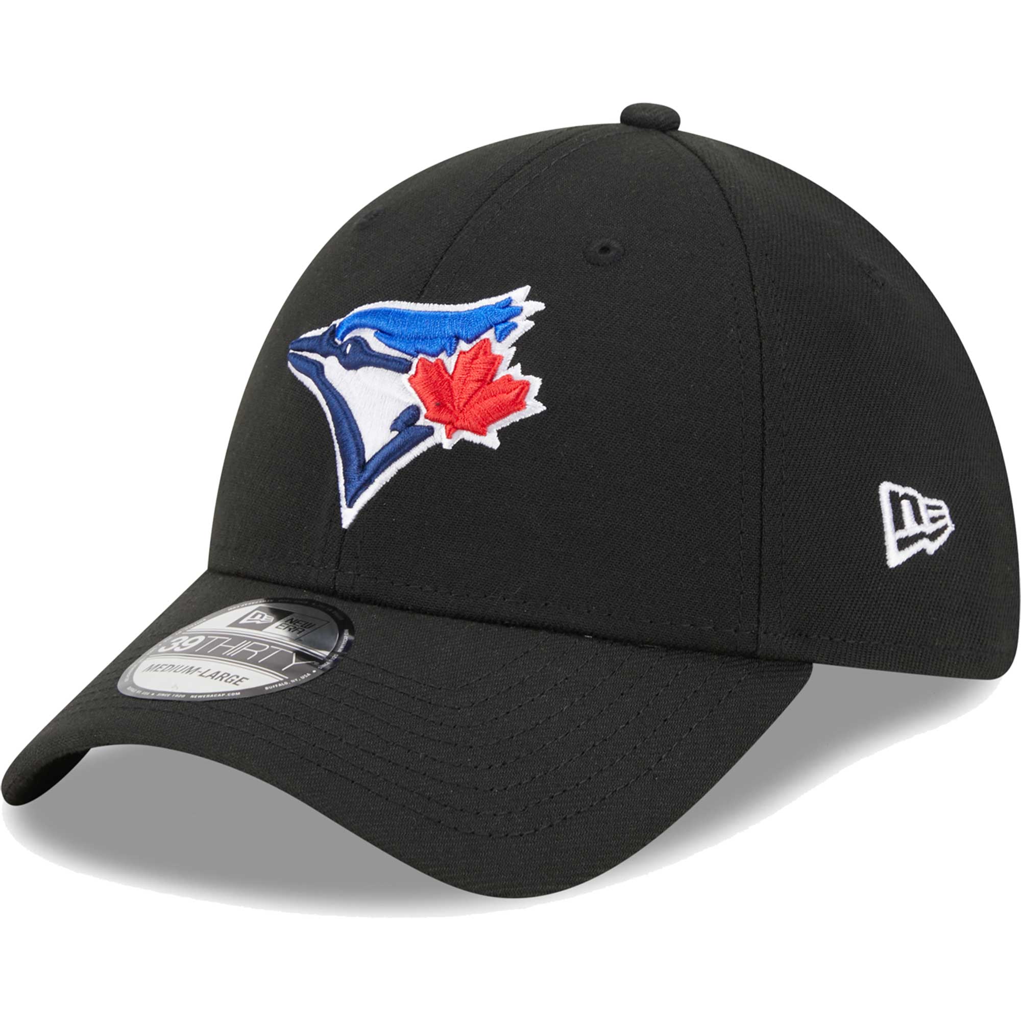 Toronto Blue Jays New Era Logo 39THIRTY Flex Hat - Black