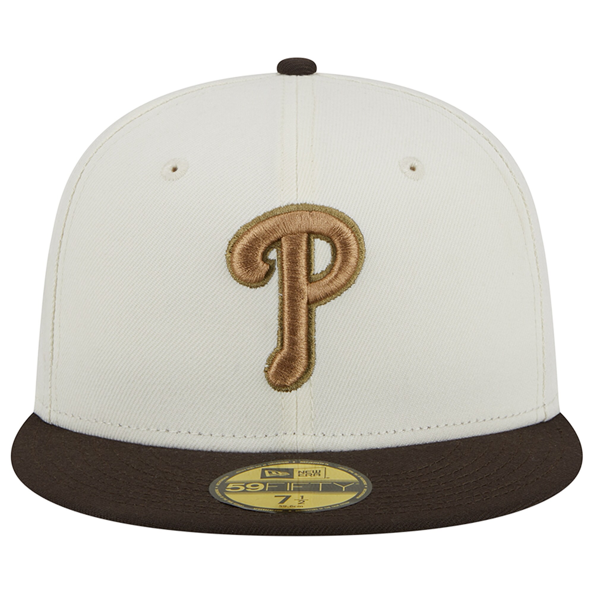 Philadelphia Phillies New Era 1996 MLB All-Star Game 59FIFTY Fitted Hat - White/Brown