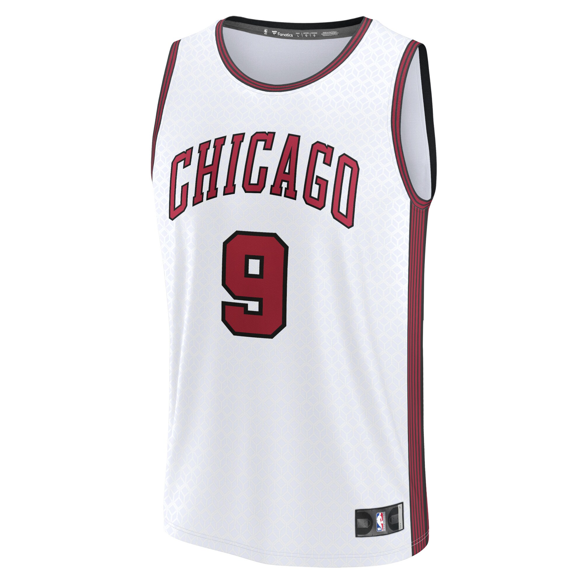 Nikola Vucevic Chicago Bulls Fanatics Branded 2022/23 Fastbreak Jersey - City Edition - White