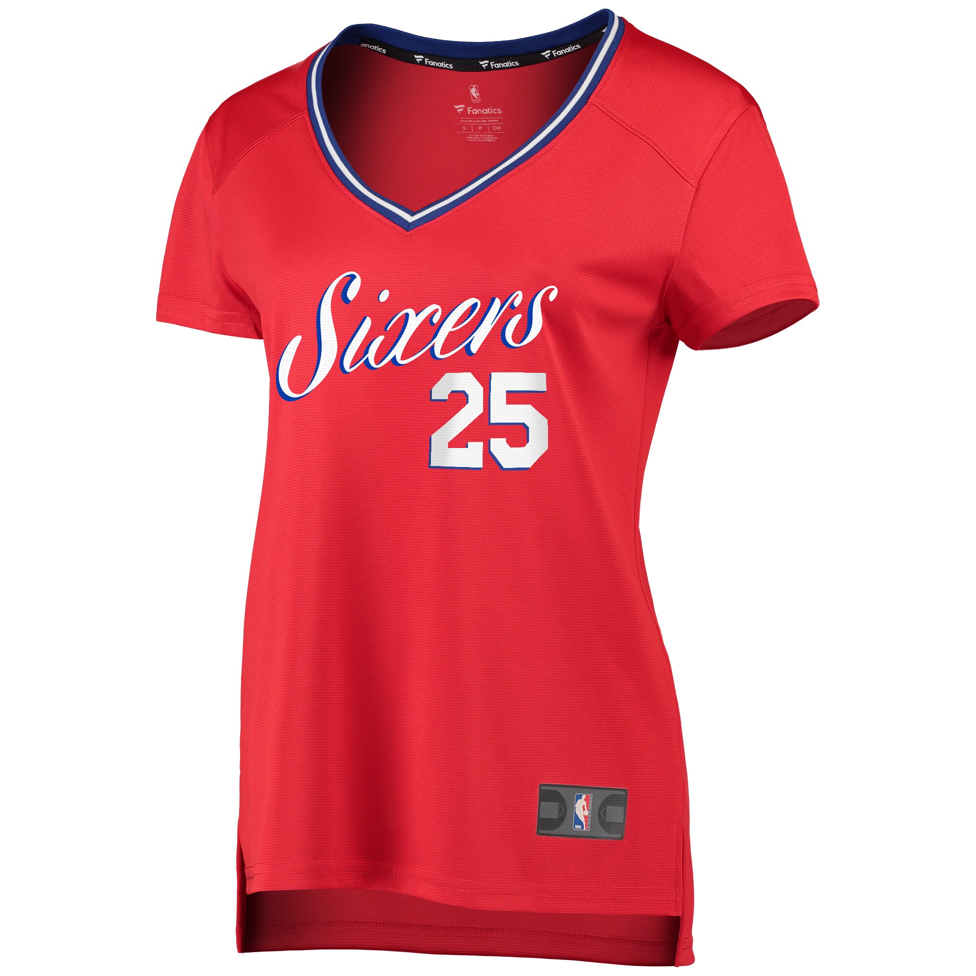 Ben Simmons Philadelphia 76ers Fanatics Branded Women's Fast Break Replica Player Jersey - Statement Edition - Red