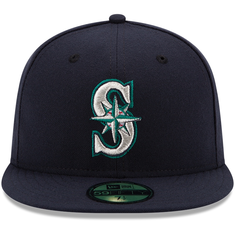 Seattle Mariners New Era Authentic Collection On Field 59FIFTY Fitted Hat - Navy