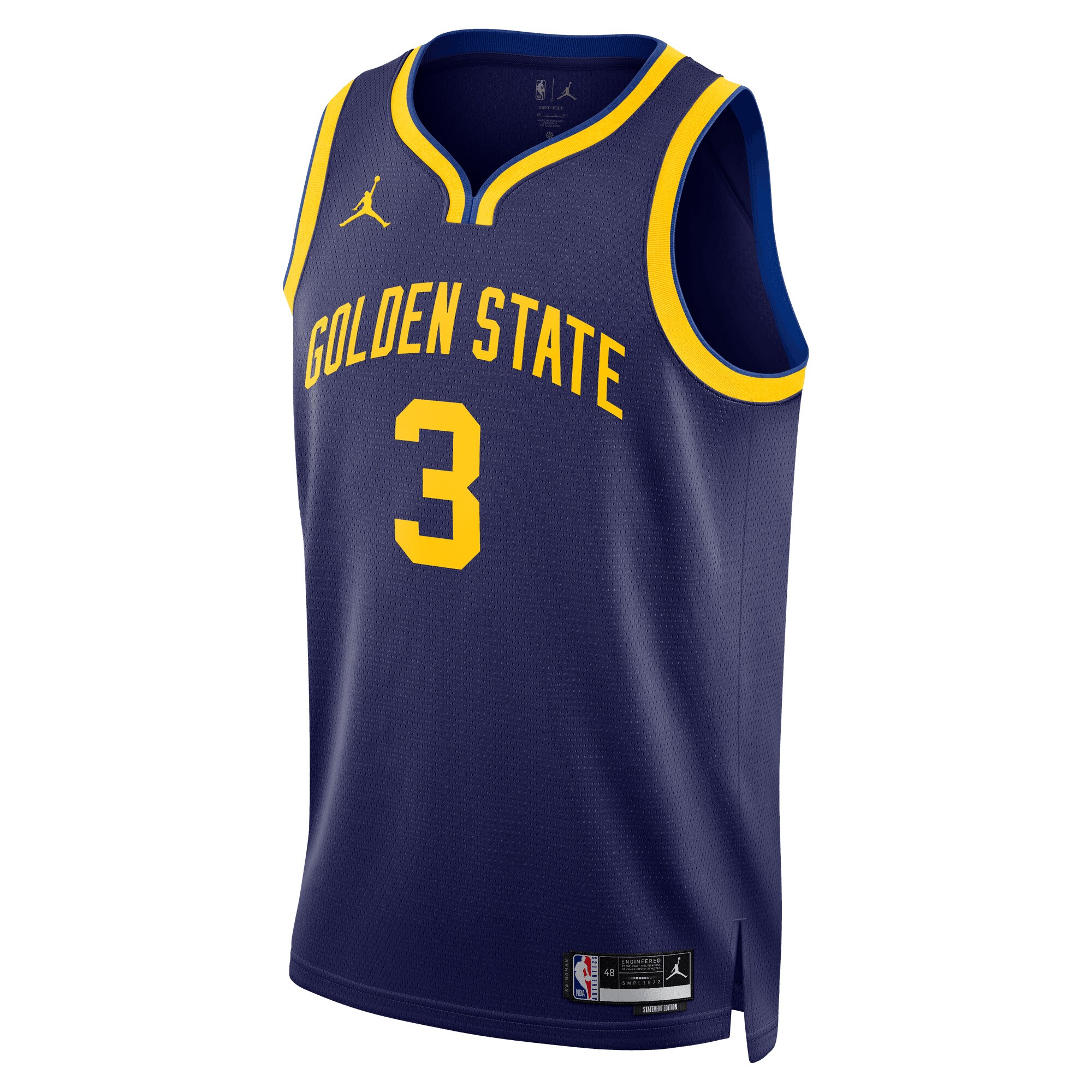 Jordans Poole Golden State Warriors Jordans Brand Unisex Swingman Jersey - Statement Edition - Navy