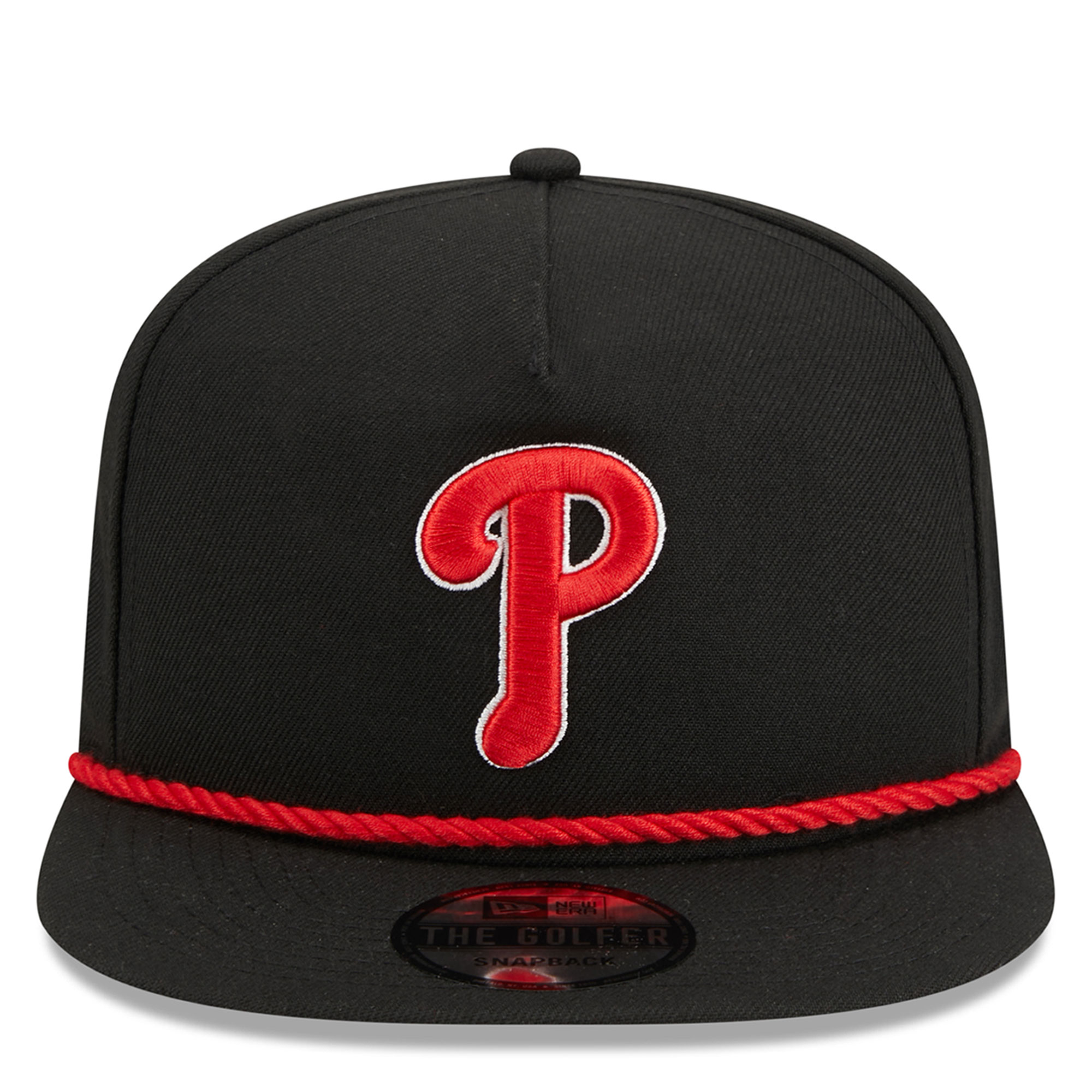 Philadelphia Phillies New Era Branch Golfer Snapback Hat - Black