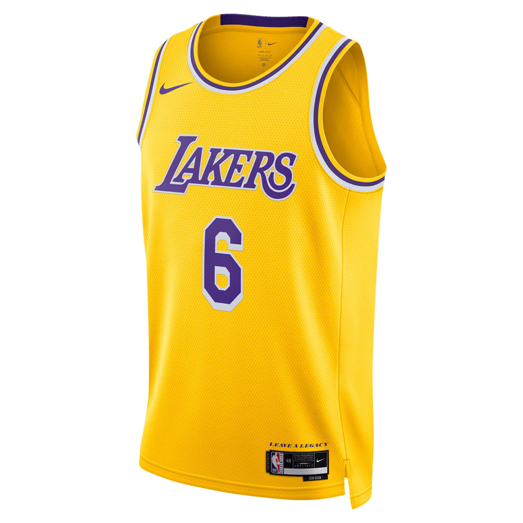 LeBron James Los Angeles Lakers Nike Unisex Swingman Jersey - Association Edition - Gold
