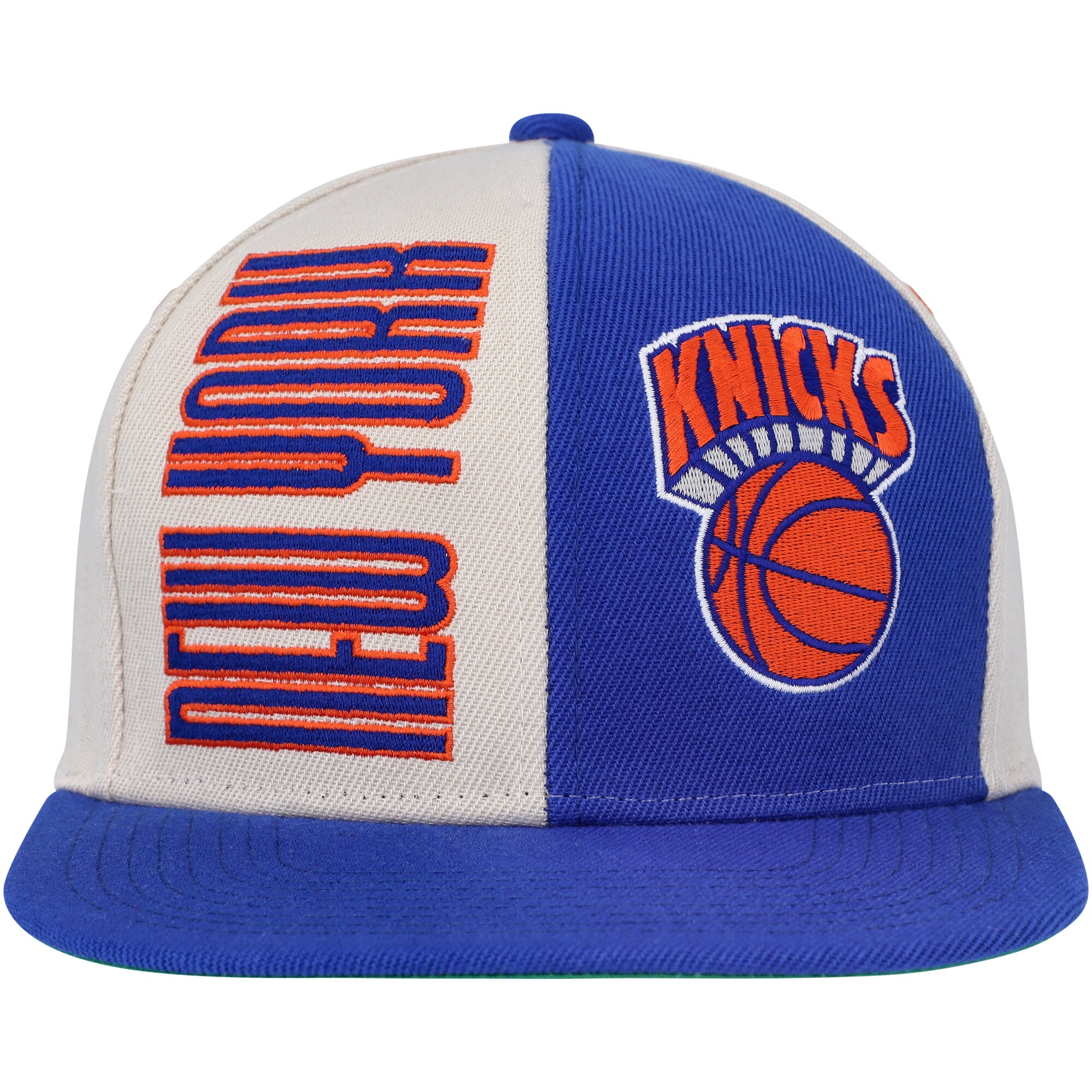 New York Knicks Mitchell & Ness Hardwood Classics Pop Snapback Hat - Cream