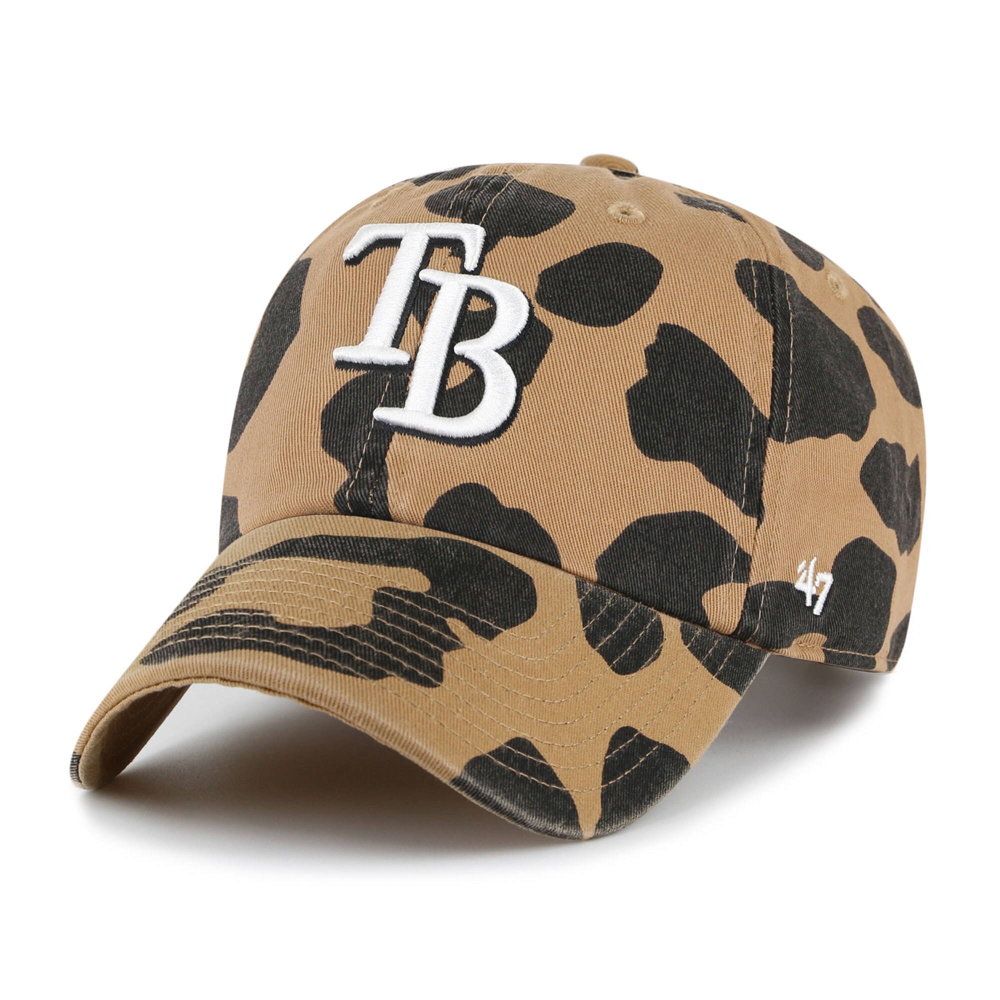 Tampa Bay Rays '47 Women's Rosette Clean Up Adjustable Hat - Brown