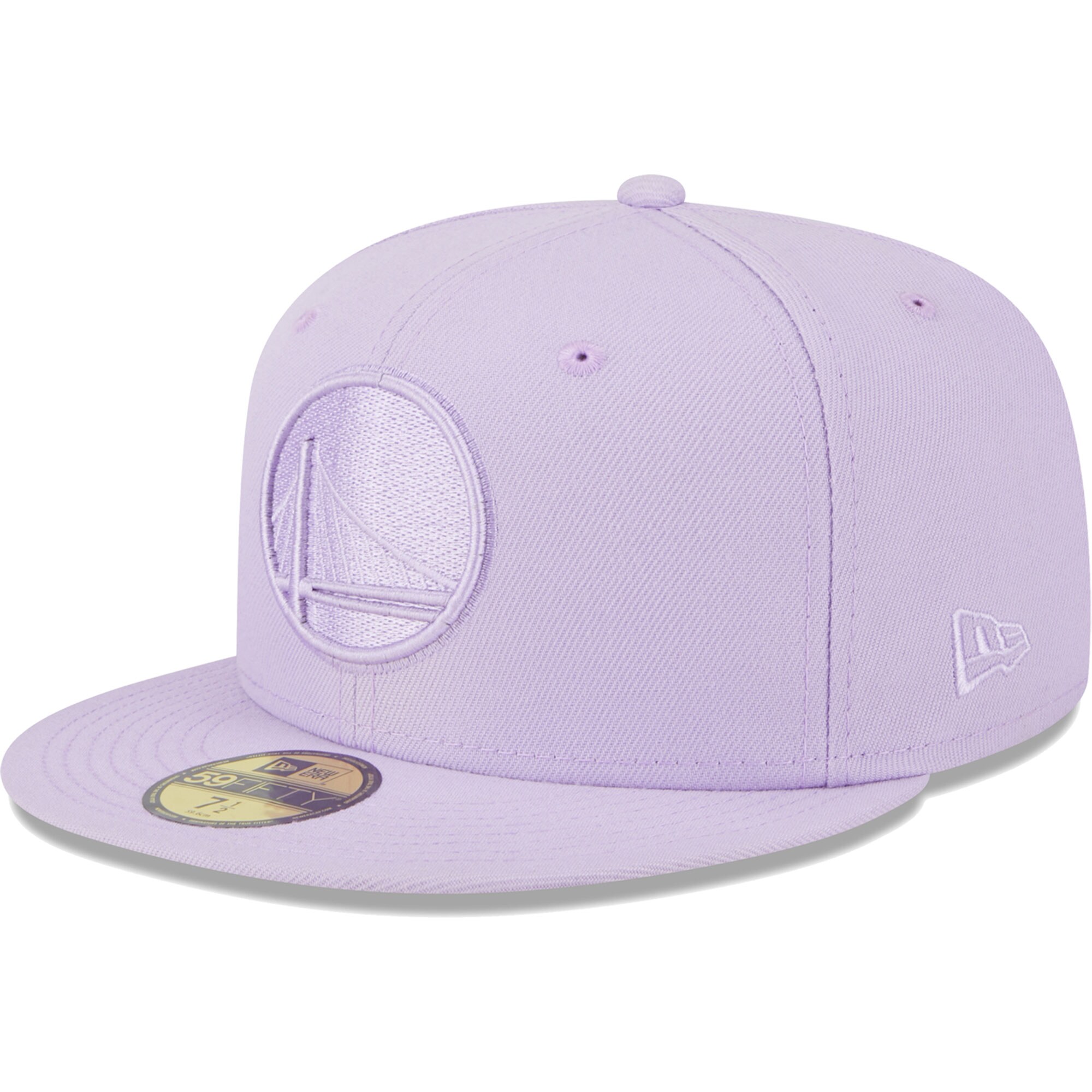 Golden State Warriors New Era Spring Color Pack 59FIFTY Fitted Hat - Lavender