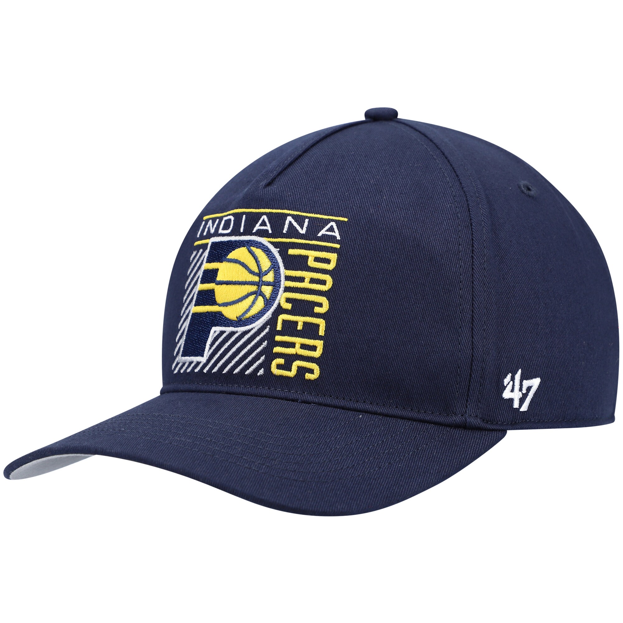 Indiana Pacers '47 Reflex Hitch Snapback Hat - Navy