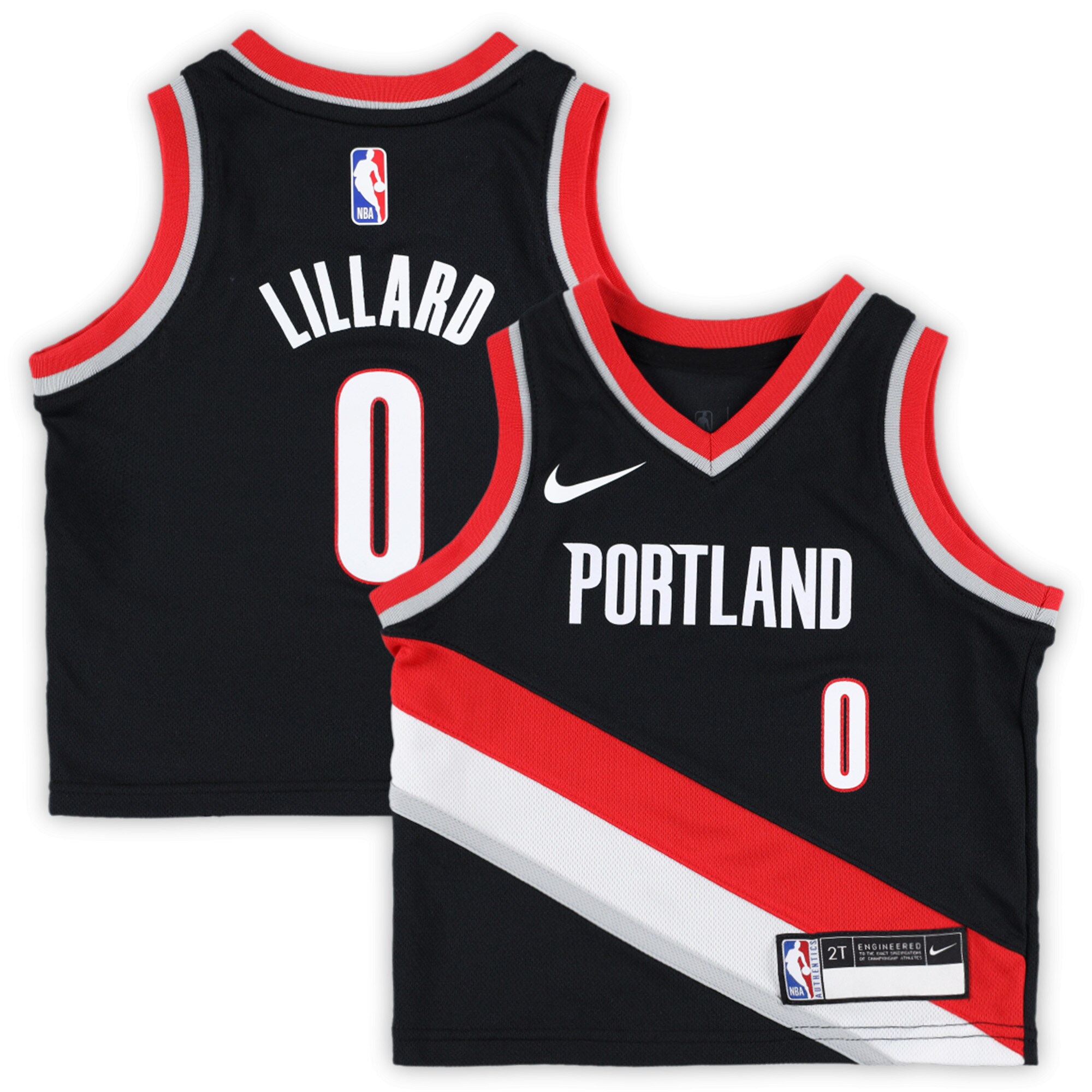 Damian Lillard Portland Trail Blazers Nike - Black
