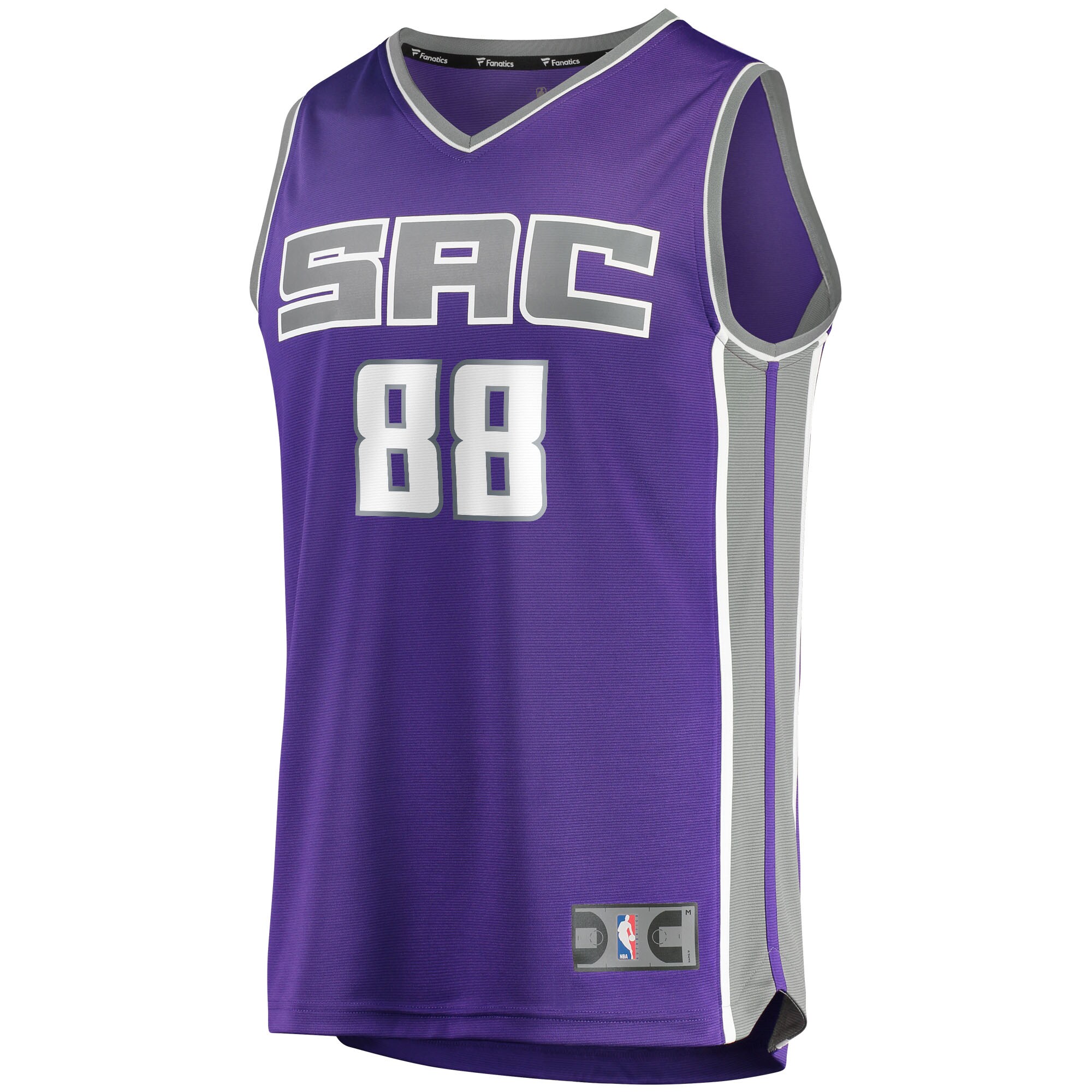 Neemias Queta Sacramento Kings Fanatics Branded 2021/22 Fast Break Replica Jersey - Icon Edition - Purple