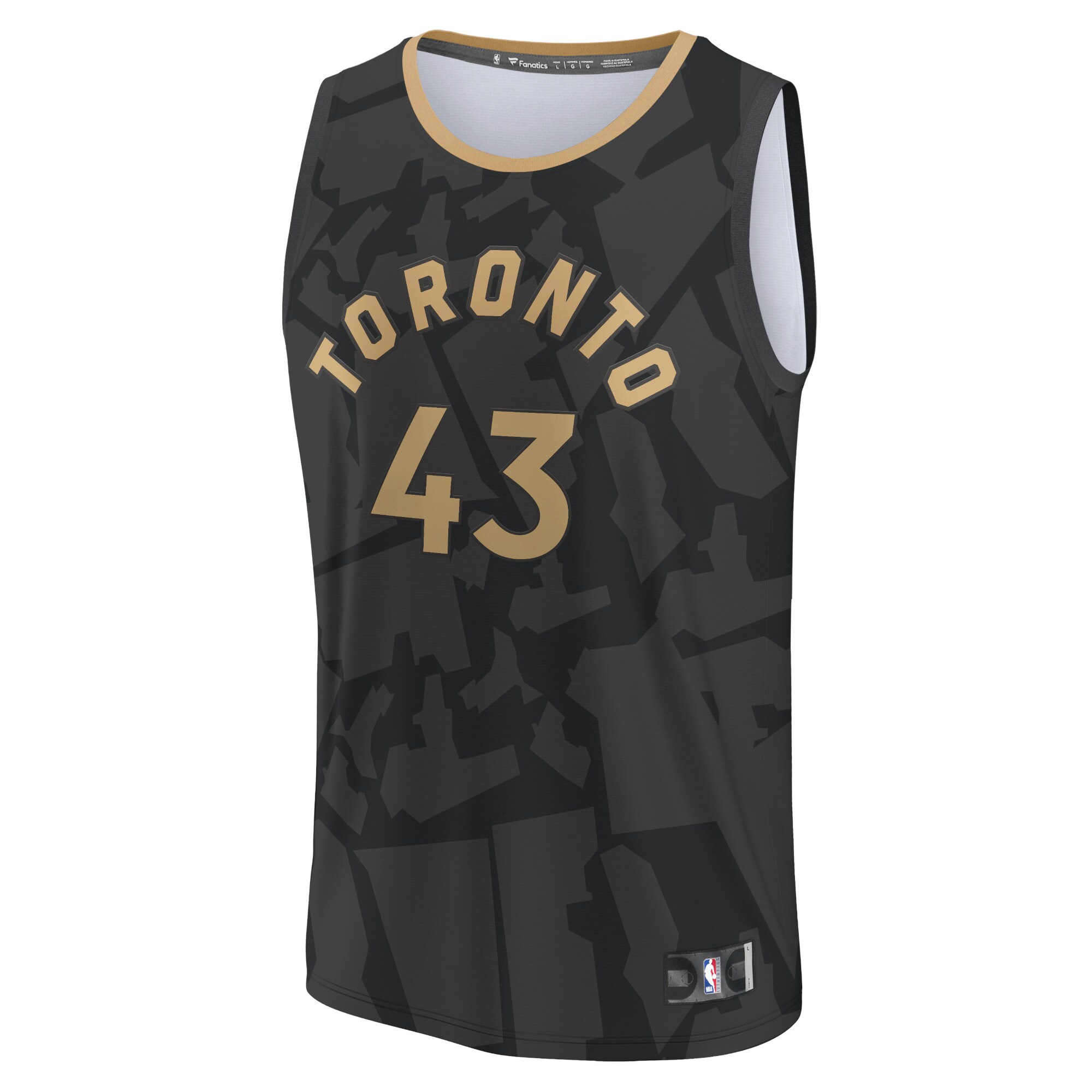 Pascal Siakam Toronto Raptors Fanatics Branded 2022/23 Fastbreak Jersey - City Edition - Black
