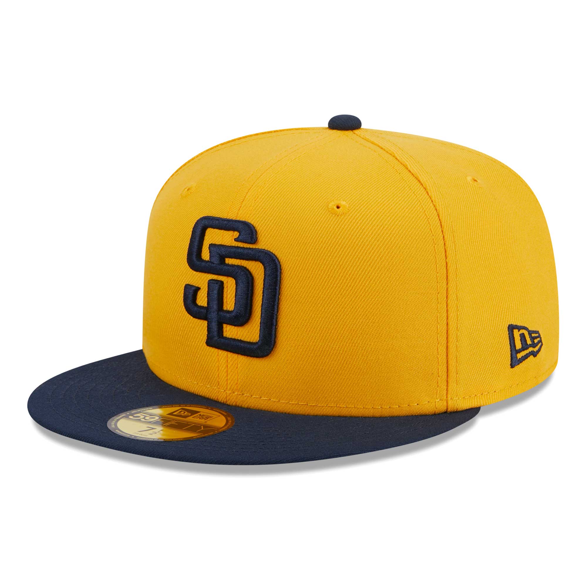 San Diego Padres New Era Two-Tone Color Pack 59FIFTY Fitted Hat - Gold