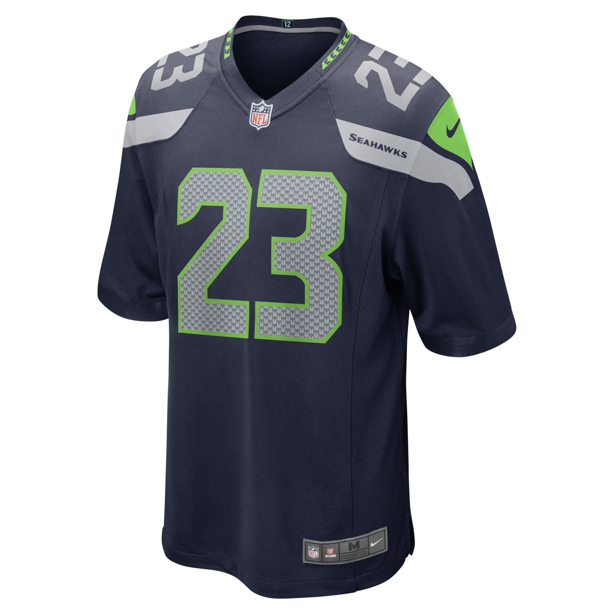 Men's Nike Johnathan Abram College Navy Seattle Seahawks Home Game Player Jersey