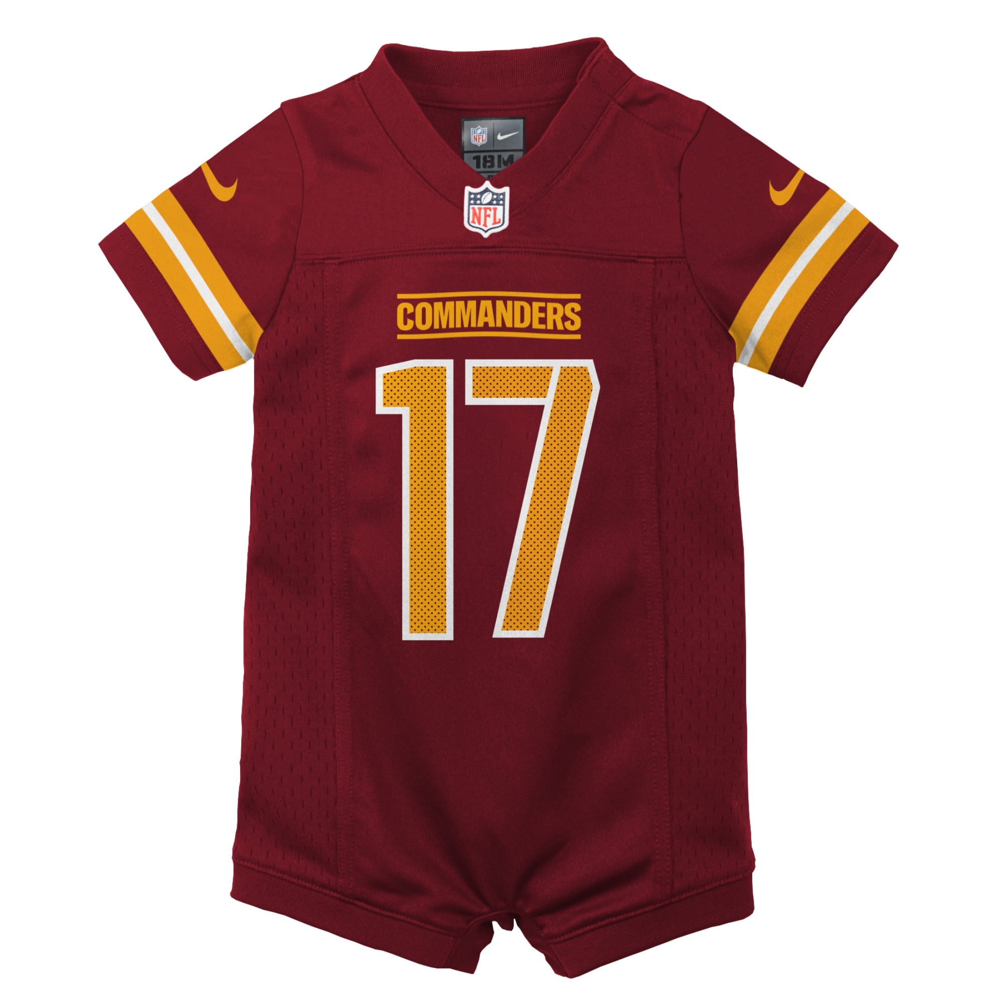 Terry McLaurin Washington Commanders Nike Newborn & Infant Game Romper Jersey - Burgundy