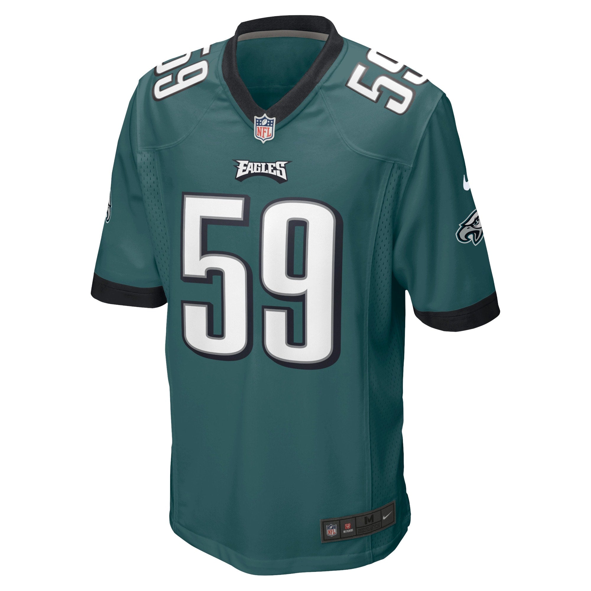 Men's Nike Janarius Robinson Midnight Green Philadelphia Eagles Home Game Player Jersey