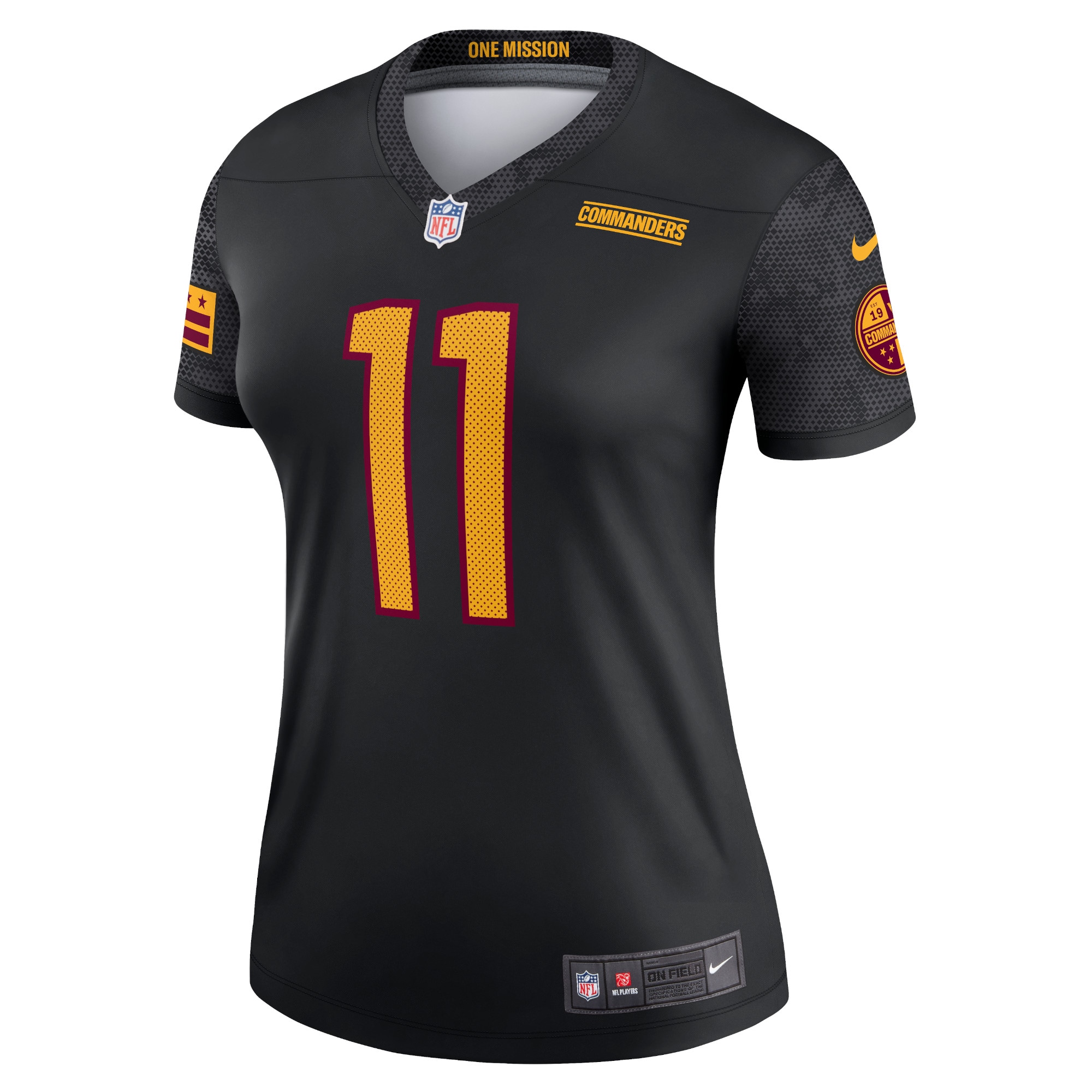 Carson Wentz Washington Commanders Nike Women's Alternate Legend Jersey - Black