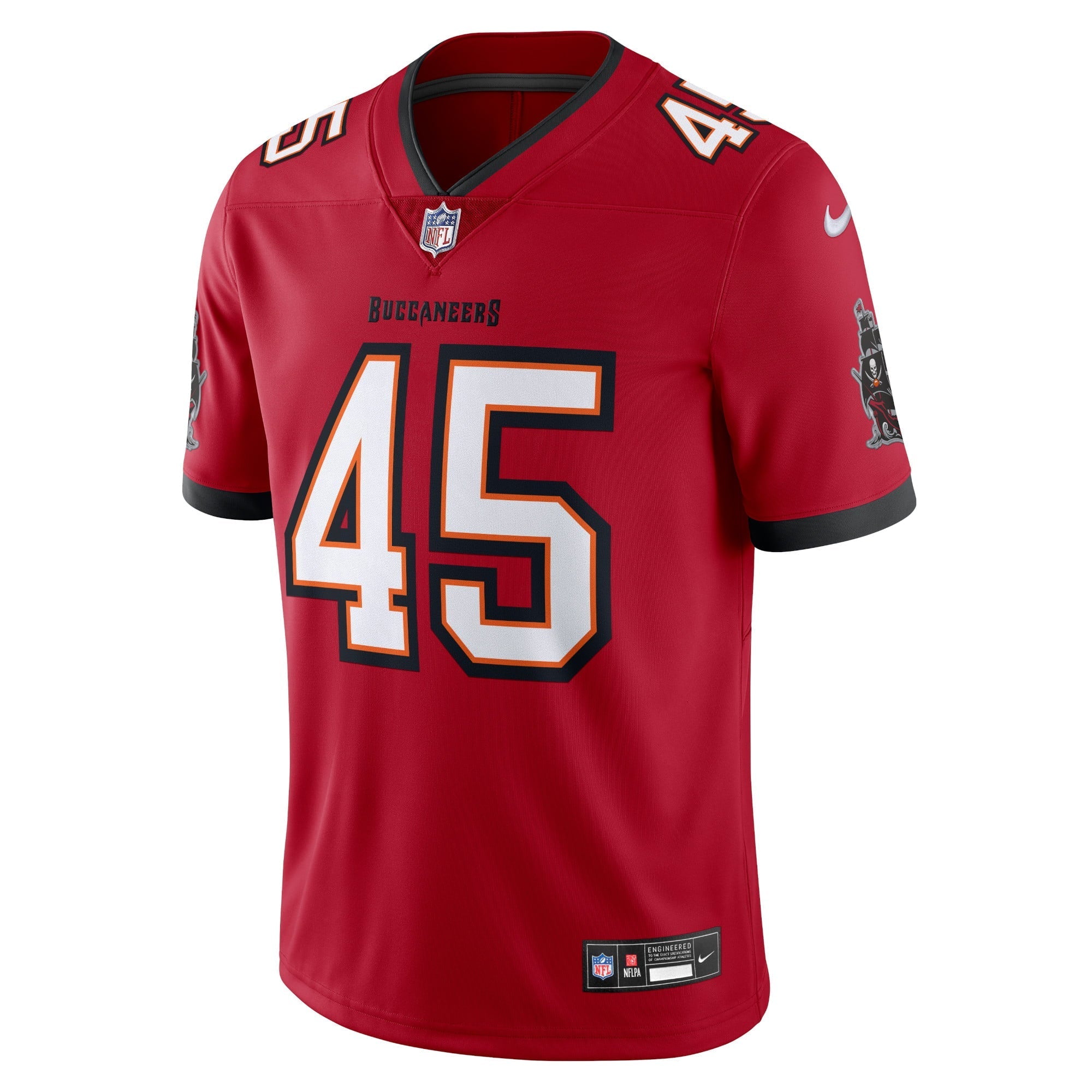 Men's Nike Devin White Red Tampa Bay Buccaneers Vapor Untouchable Limited Jersey