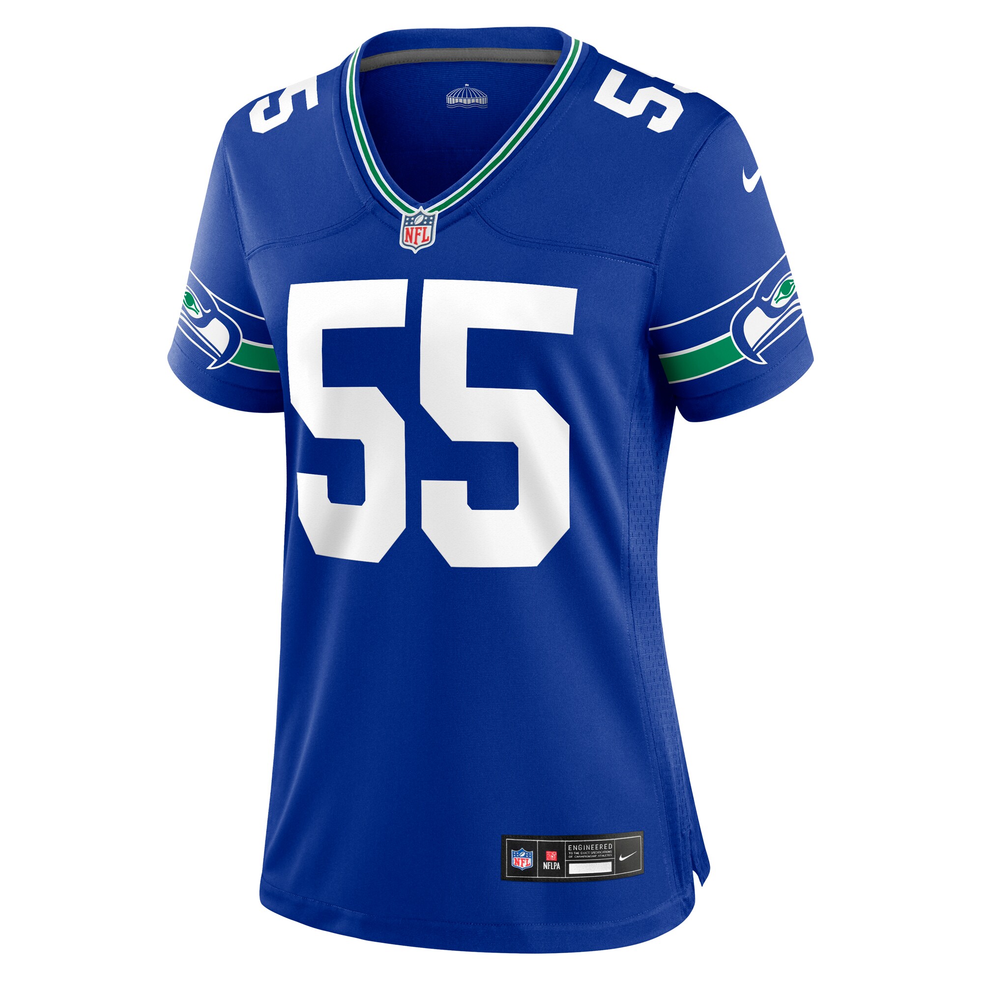 Brian Bosworth Seattle Seahawks Nike Women's Throwback Retired Player Game Jersey - Royal