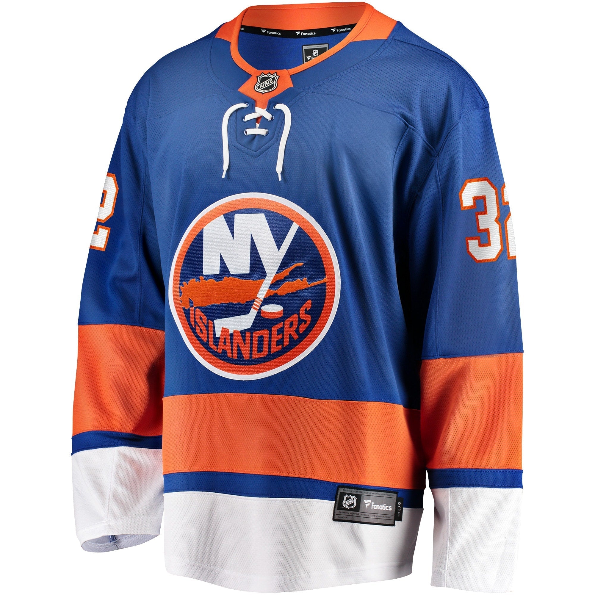 Men's Fanatics Branded Ross Johnston Royal New York Islanders Home Breakaway Player Jersey