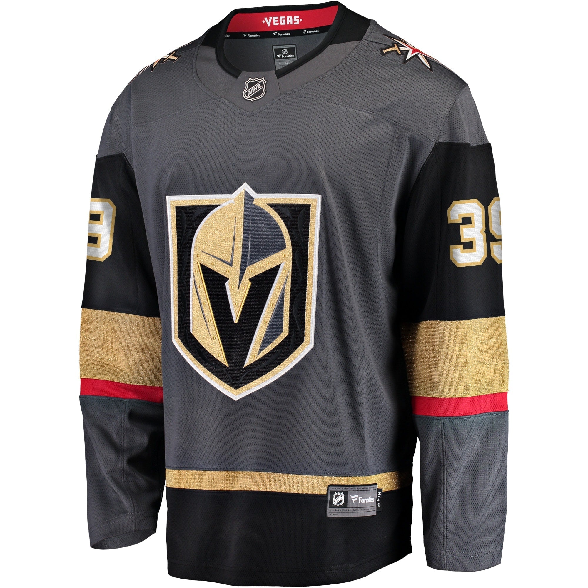 Men's Fanatics Branded Laurent Brossoit Gray Vegas Golden Knights Home Breakaway Player Jersey